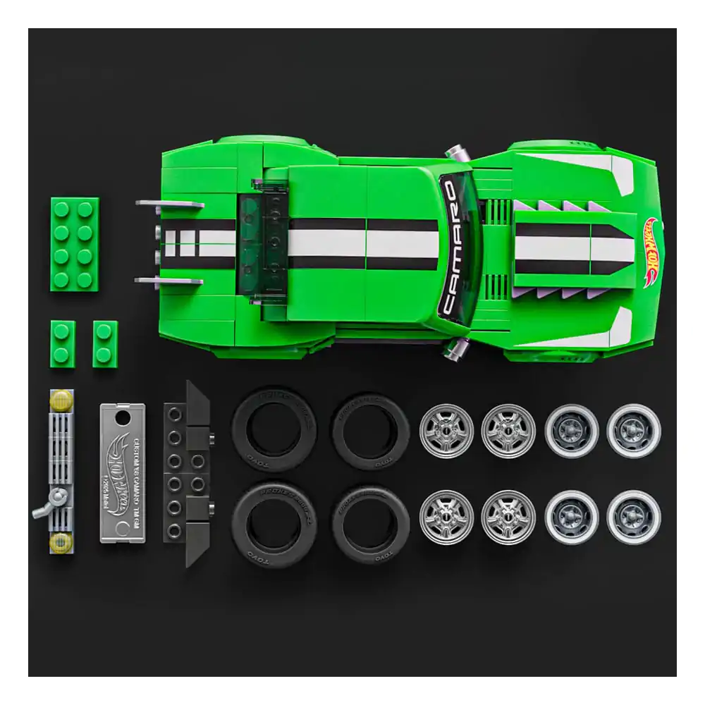 Mattel Brick Shop Hot Wheels Speed Series stavebnica 1/32 Custom &#039;68 Camaro produktová fotografia