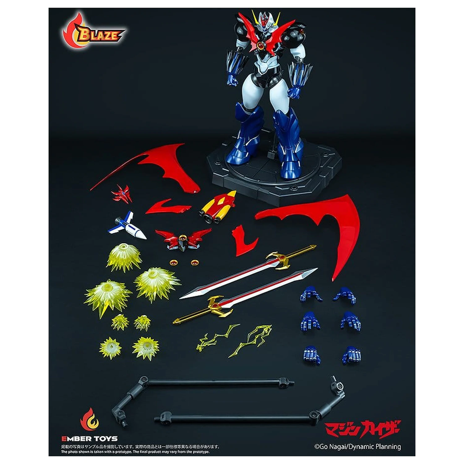Mazinger BLAZE Series Diecast akčná figúrka Mazinkaiser (Original Version) 26 cm produktová fotografia