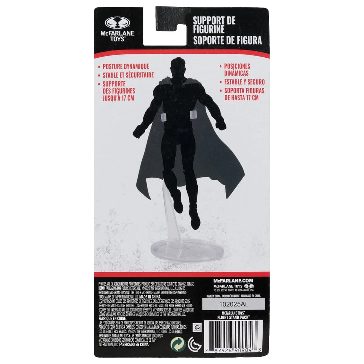 McFarlane stojan na letové akčné figúrky – balenie produktová fotografia