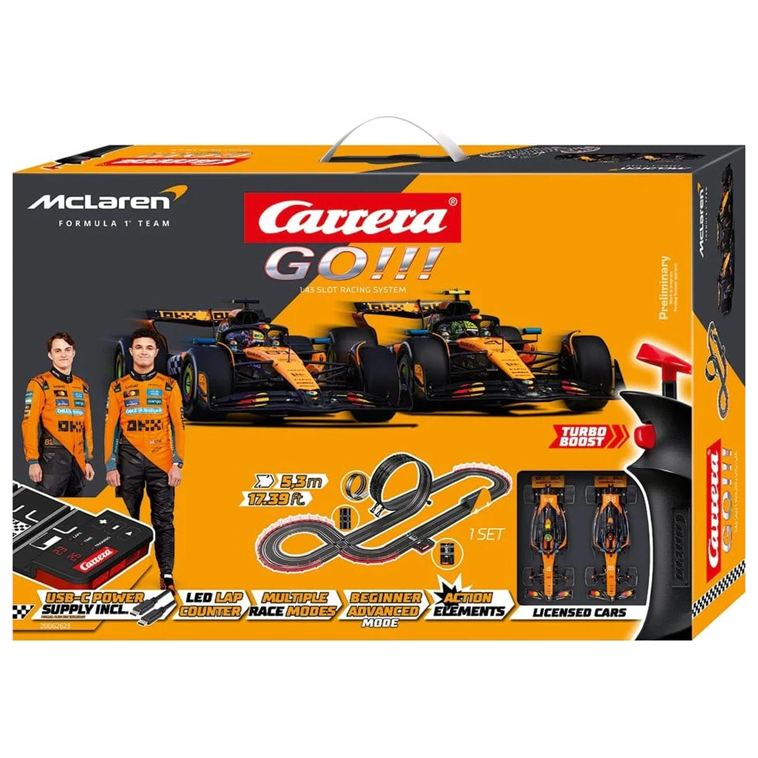 McLaren Carrera GO!!! Sada pretekárskej dráhy Slot Car McLaren Racing produktová fotografia