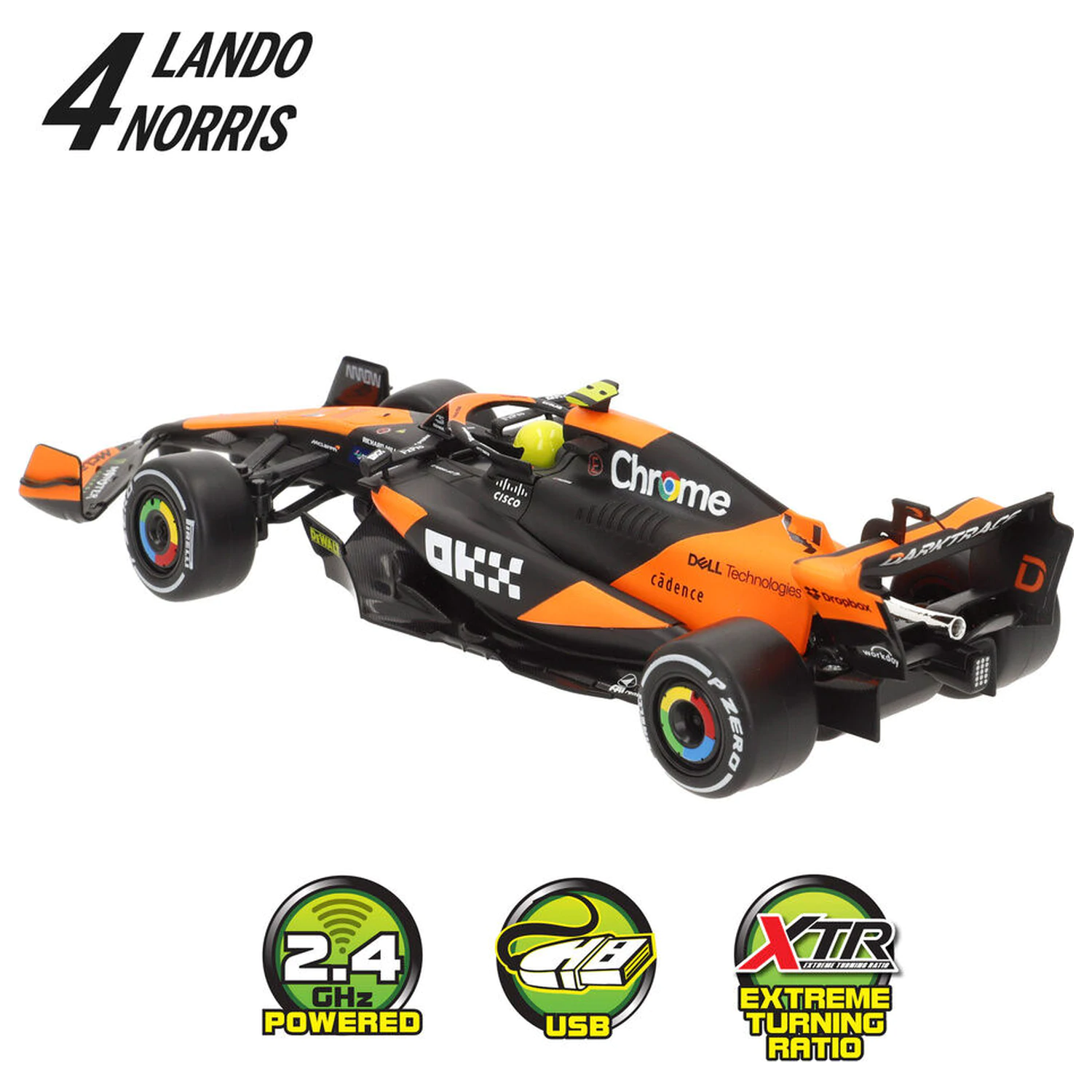 McLaren MCL 38 auto na rádiové ovládanie produktová fotografia