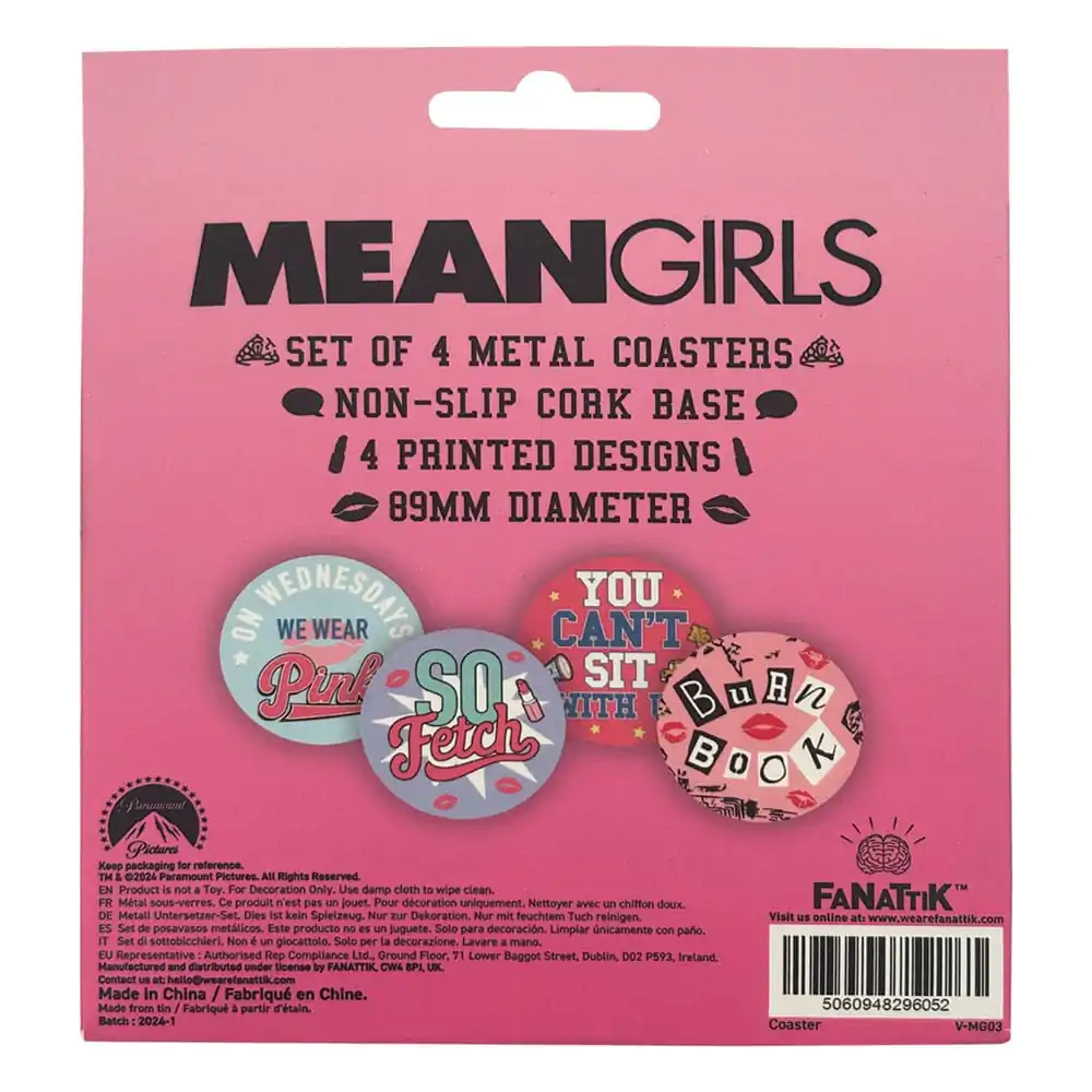 Mean Girls tácky 4-Pack produktová fotografia
