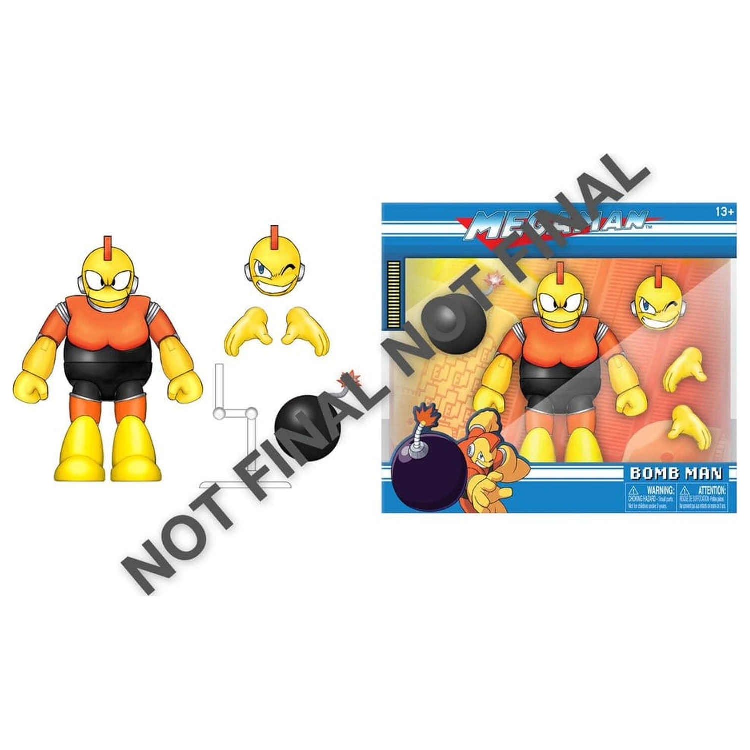 Mega Man akčná figúrka Bomb Man 13 cm produktová fotografia