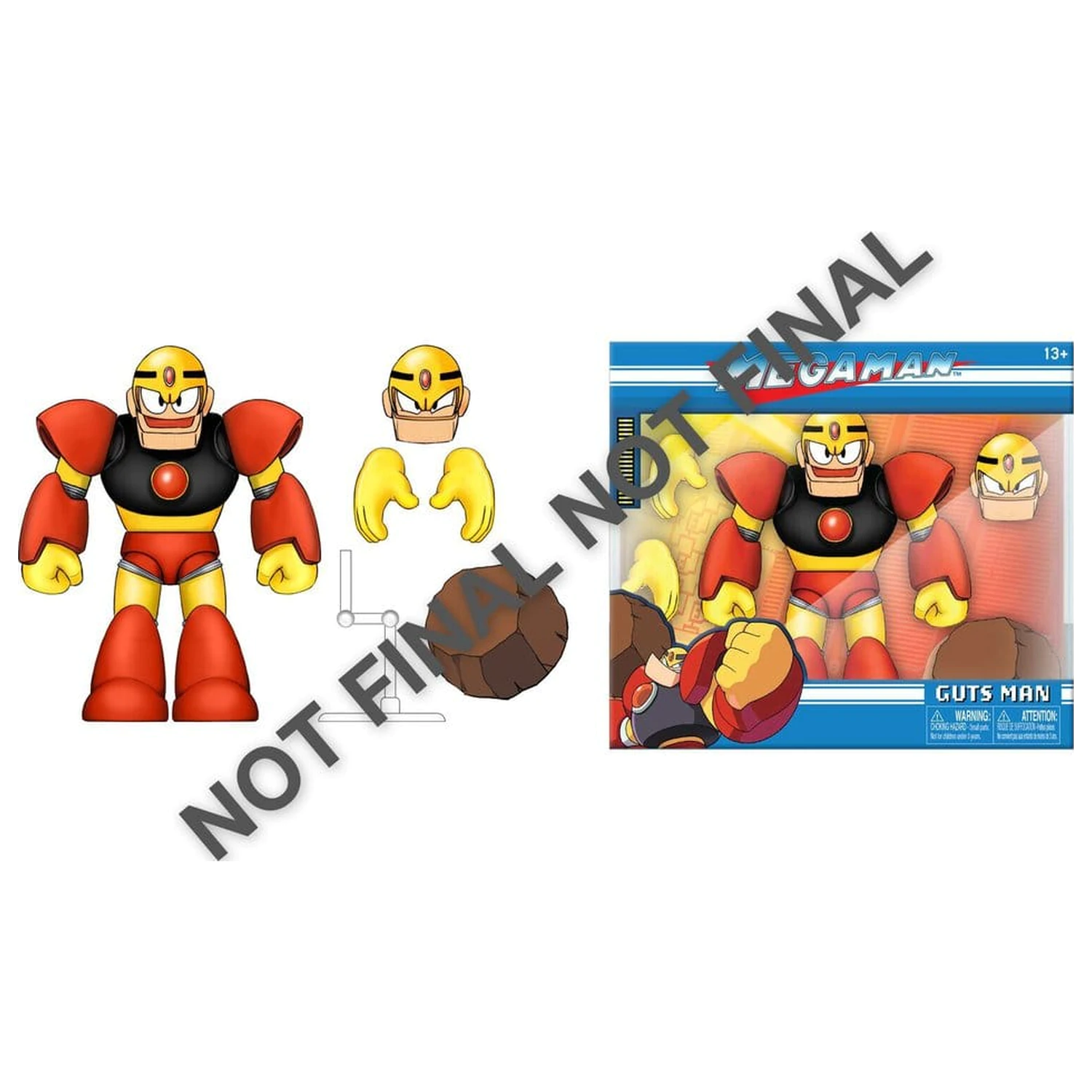 Mega Man akčná figúrka Guts Man 15 cm produktová fotografia