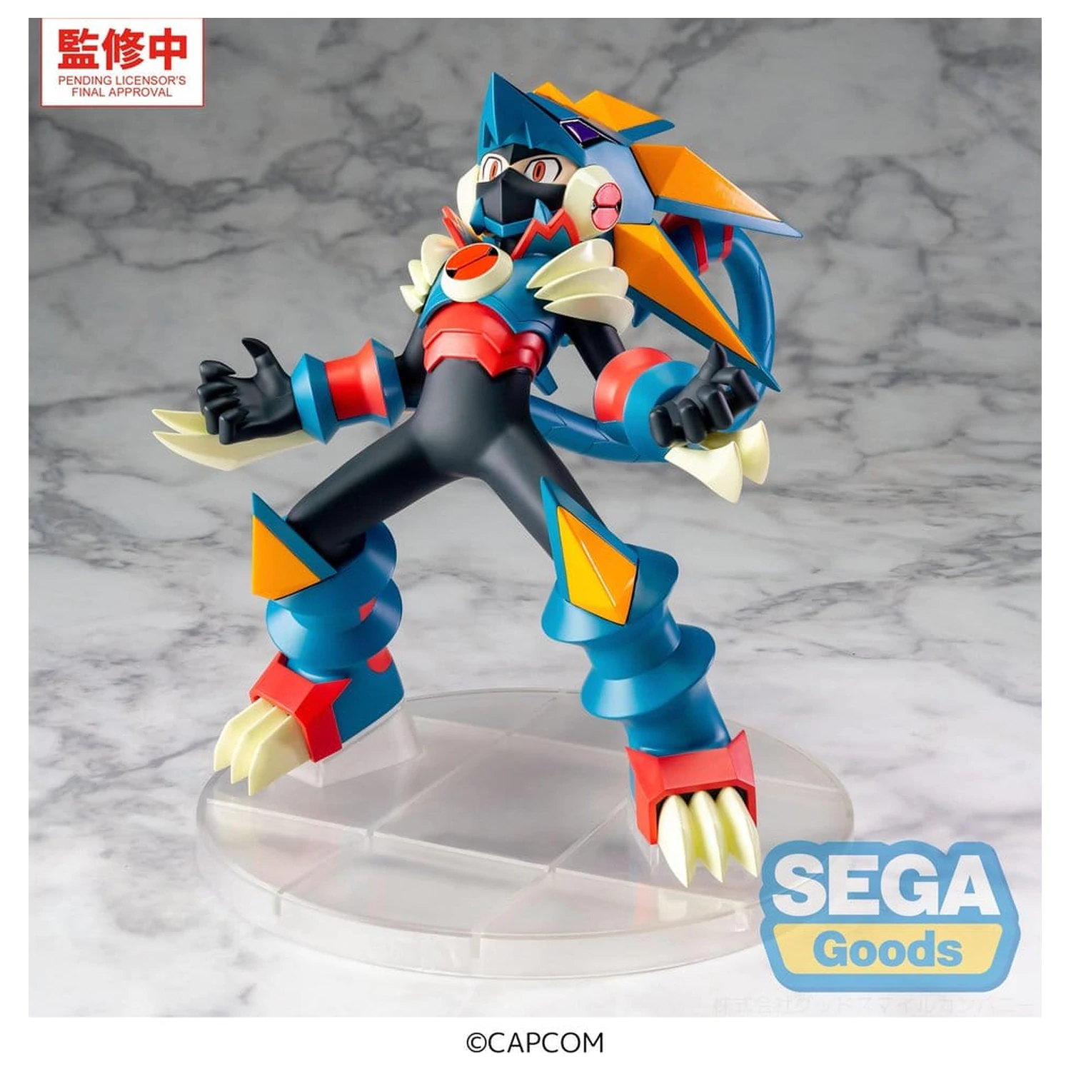 Mega Man Battle Network Luminasta PVC figúrka Mega Man Gregar Beast 17 cm produktová fotografia