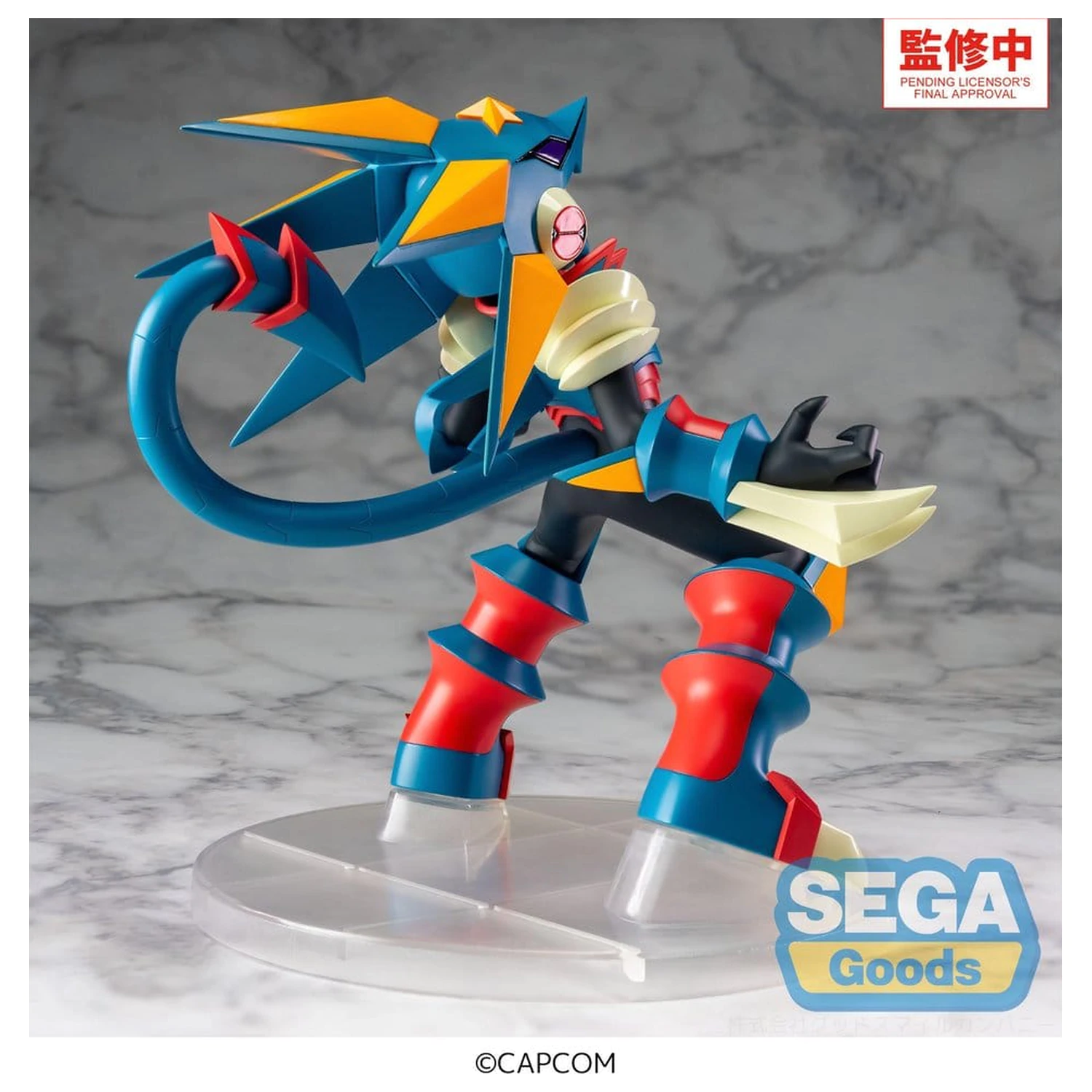 Mega Man Battle Network Luminasta PVC figúrka Mega Man Gregar Beast 17 cm produktová fotografia
