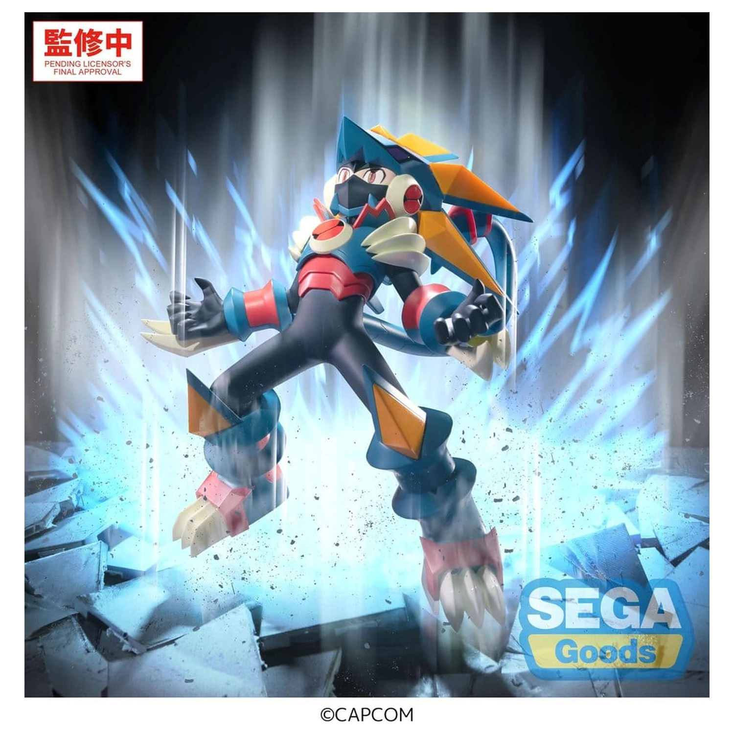 Mega Man Battle Network Luminasta PVC figúrka Mega Man Gregar Beast 17 cm produktová fotografia