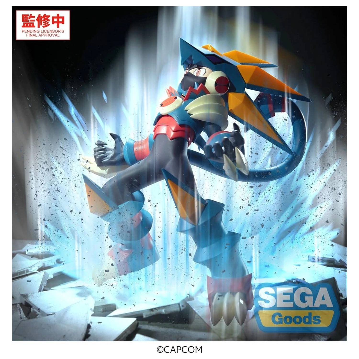 Mega Man Battle Network Luminasta PVC figúrka Mega Man Gregar Beast 17 cm produktová fotografia