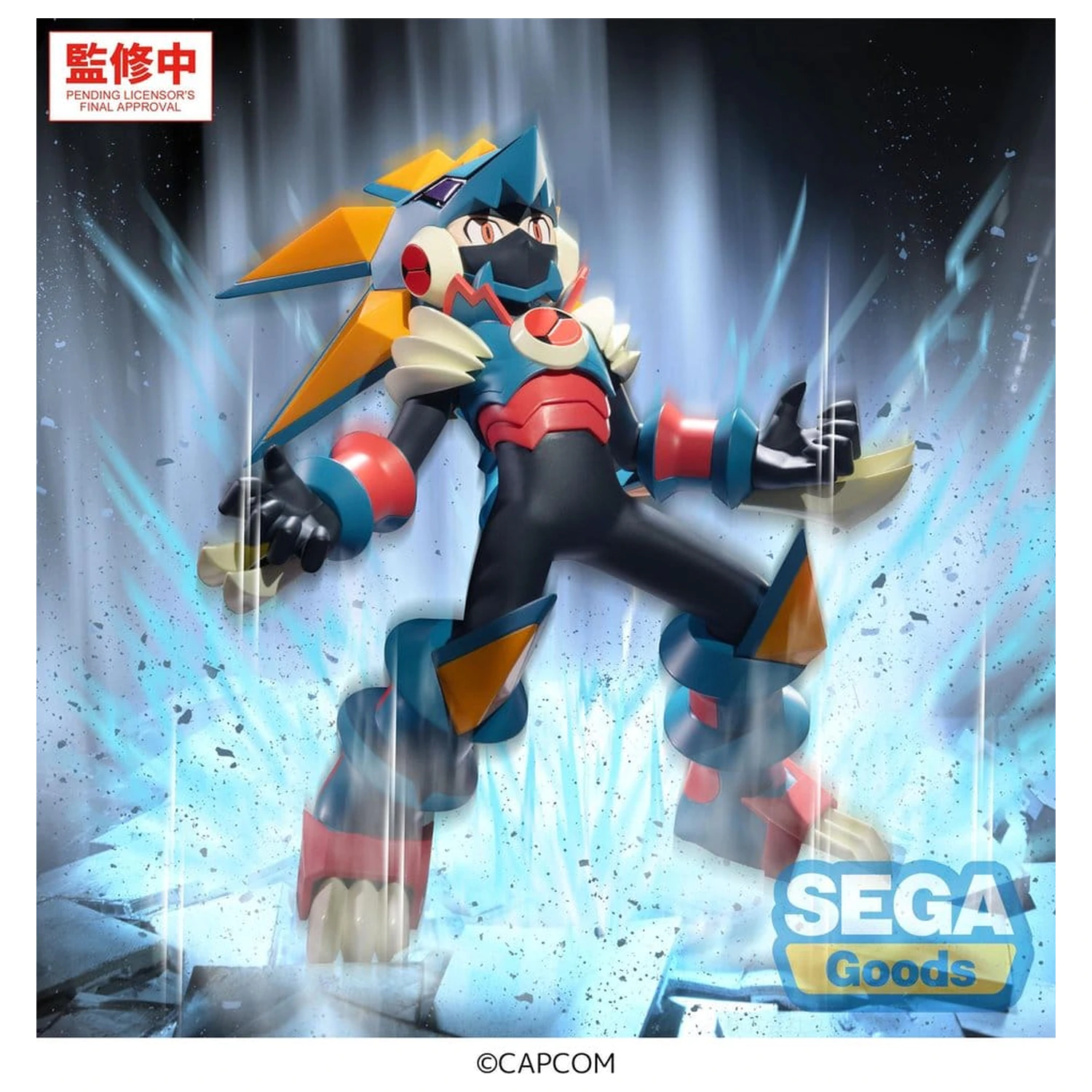Mega Man Battle Network Luminasta PVC figúrka Mega Man Gregar Beast 17 cm produktová fotografia