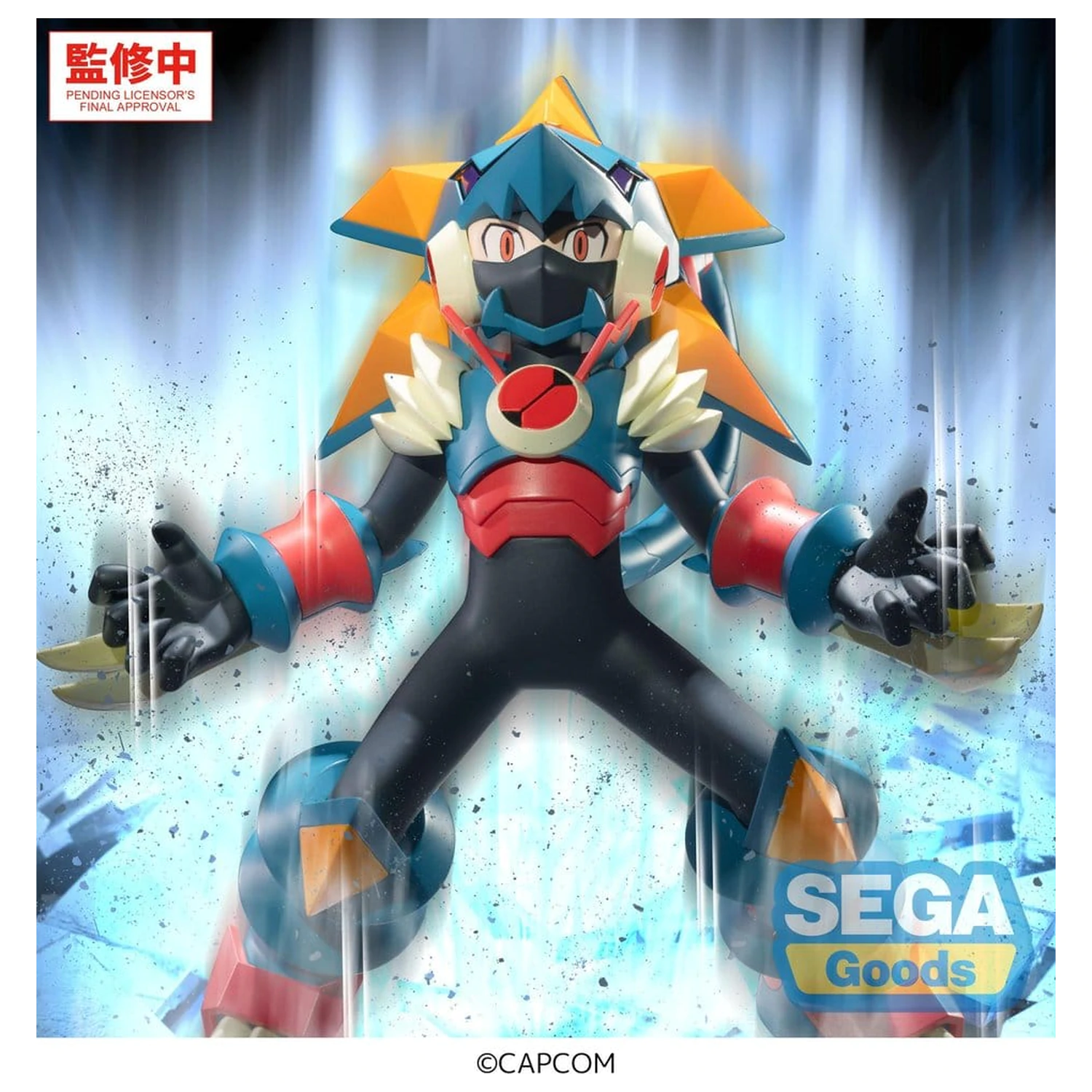 Mega Man Battle Network Luminasta PVC figúrka Mega Man Gregar Beast 17 cm produktová fotografia