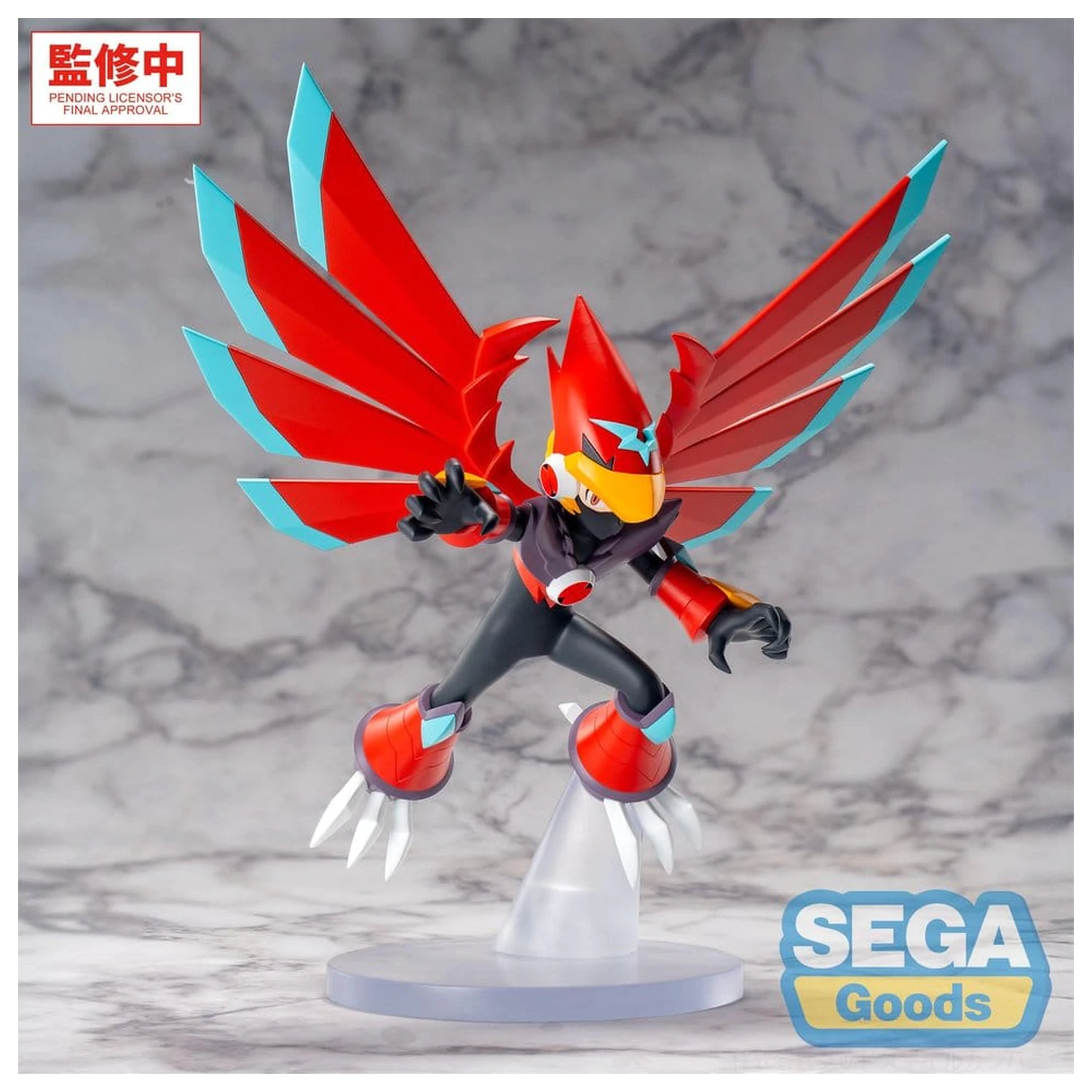 Mega Man Battle Network Luminasta PVC figúrka Mega Man Falzar Beast 19 cm produktová fotografia