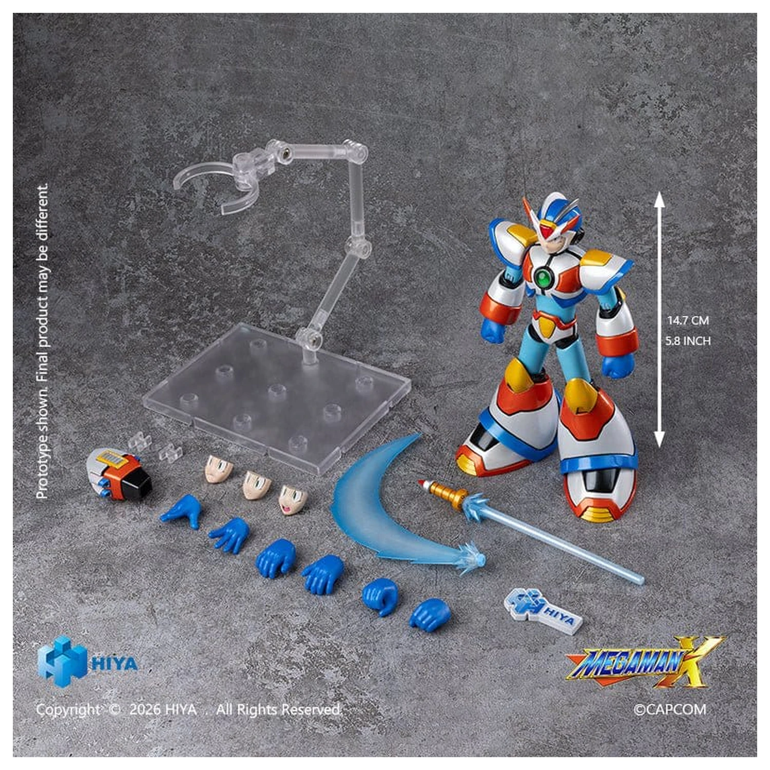Mega Man Exquisite Basic Akčná figúrka X Max Armor 15 cm produktová fotografia