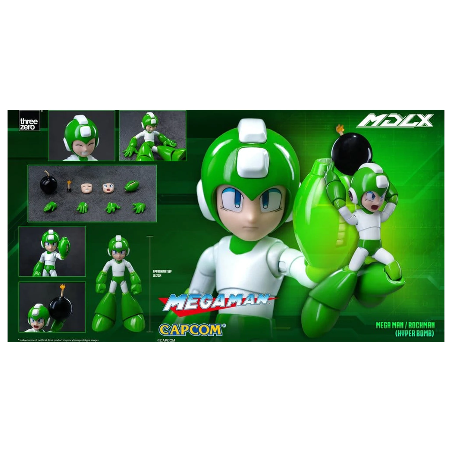 Mega Man MDLX akčná figúrka Mega Man / Rockman (Hyper Bomb) 10 cm produktová fotografia