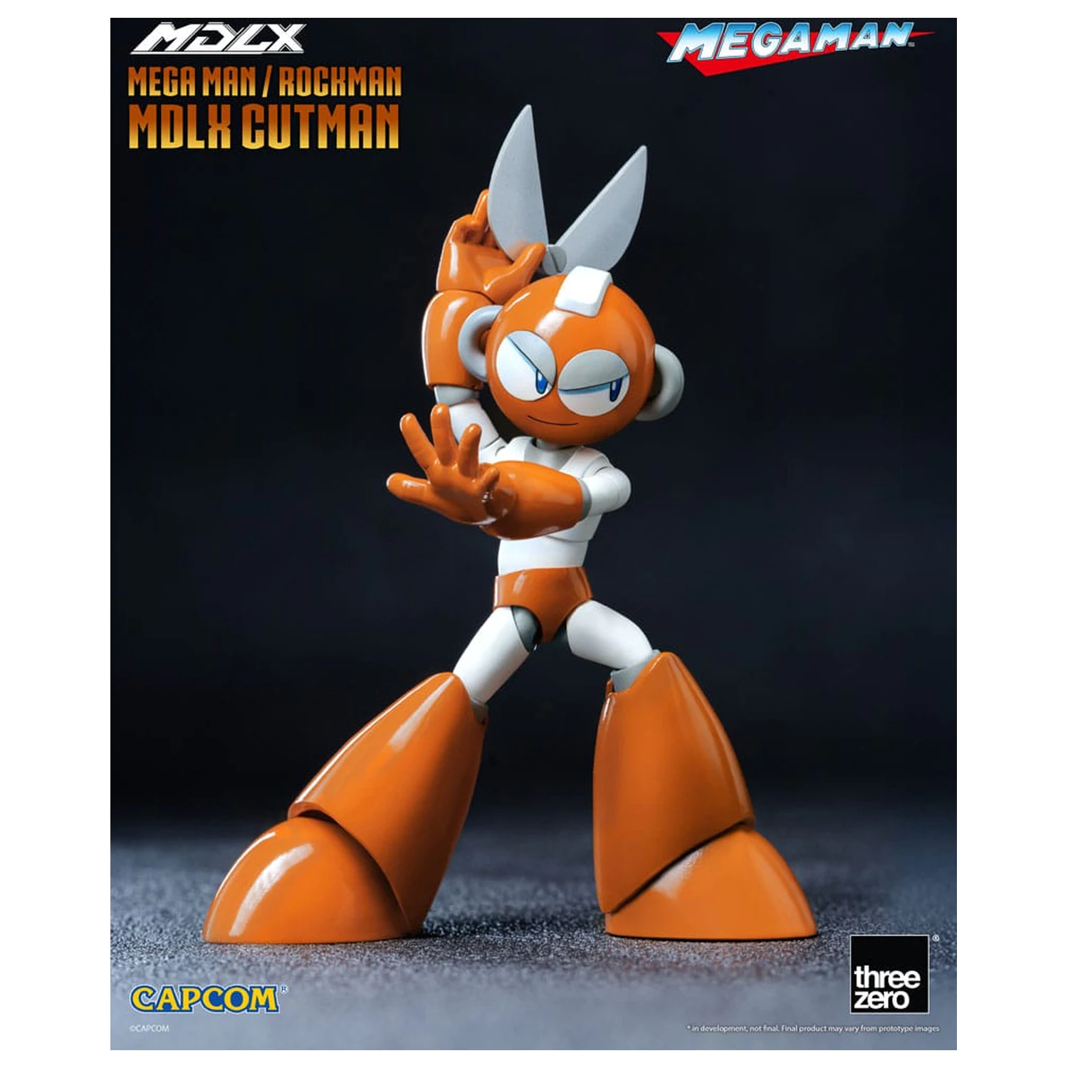 Mega Man MDLX akčná figúrka Rockman / Mega Man Cutman 12 cm produktová fotografia