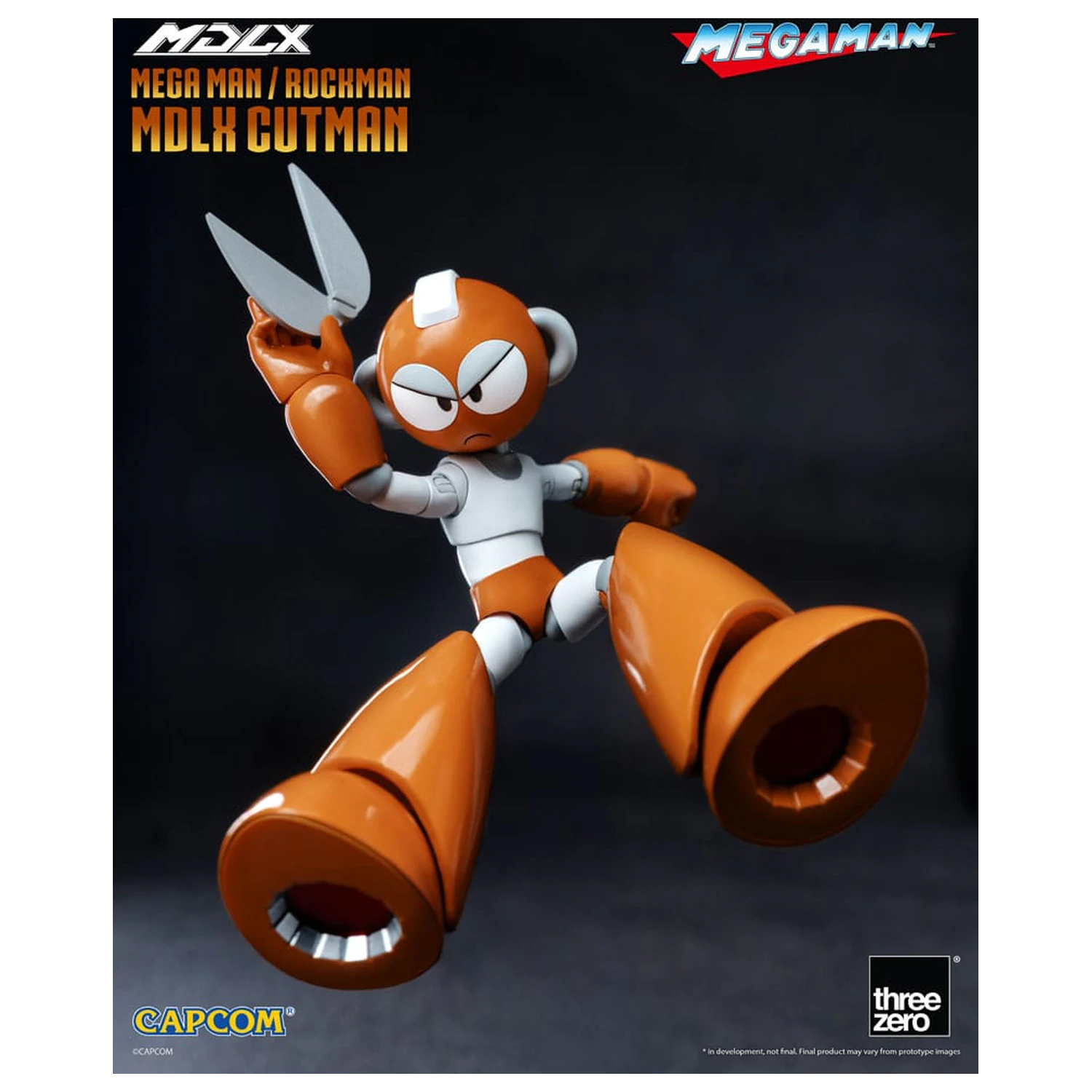 Mega Man MDLX akčná figúrka Rockman / Mega Man Cutman 12 cm produktová fotografia