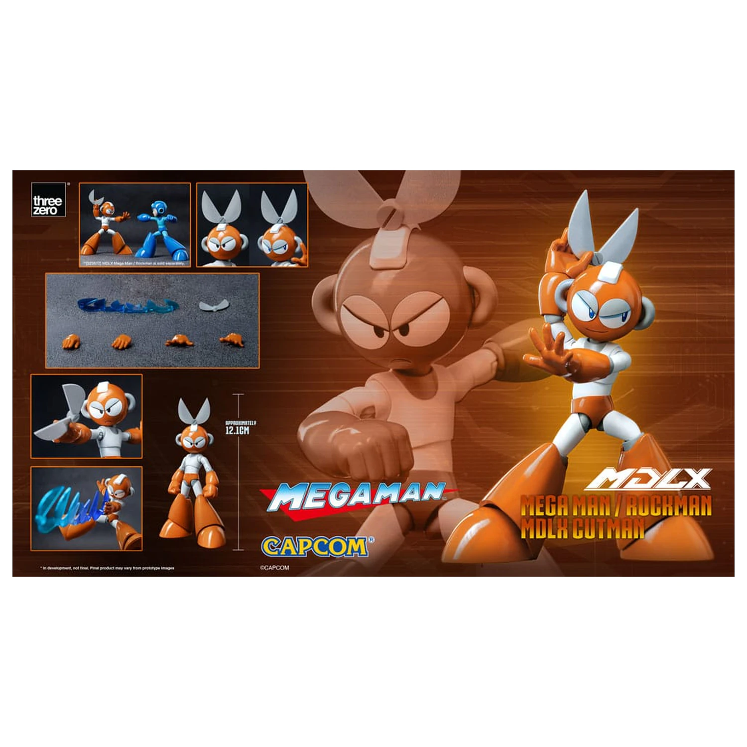 Mega Man MDLX akčná figúrka Rockman / Mega Man Cutman 12 cm produktová fotografia