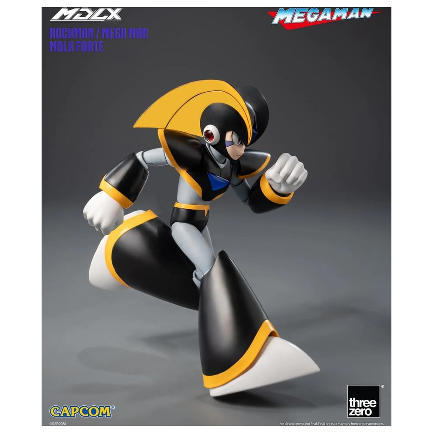 Mega Man MDLX akčná figúrka Rockman / Mega Man Forte 10 cm produktová fotografia