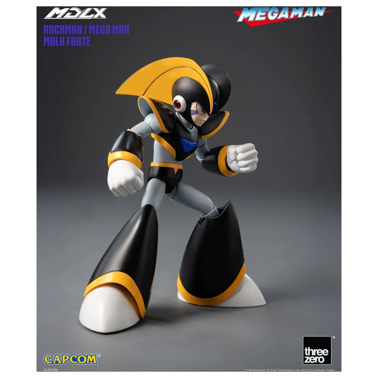 Mega Man MDLX akčná figúrka Rockman / Mega Man Forte 10 cm produktová fotografia
