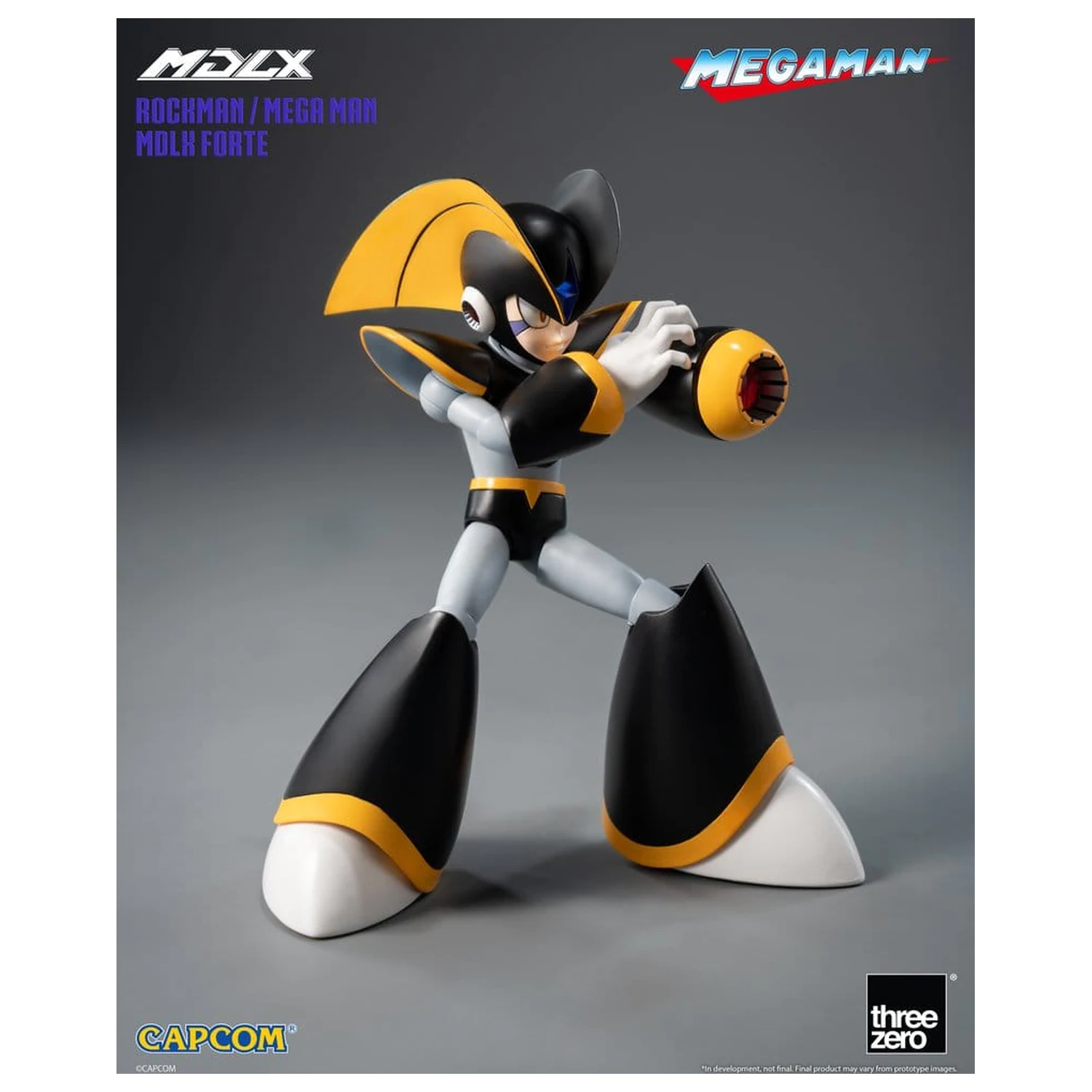 Mega Man MDLX akčná figúrka Rockman / Mega Man Forte 10 cm produktová fotografia
