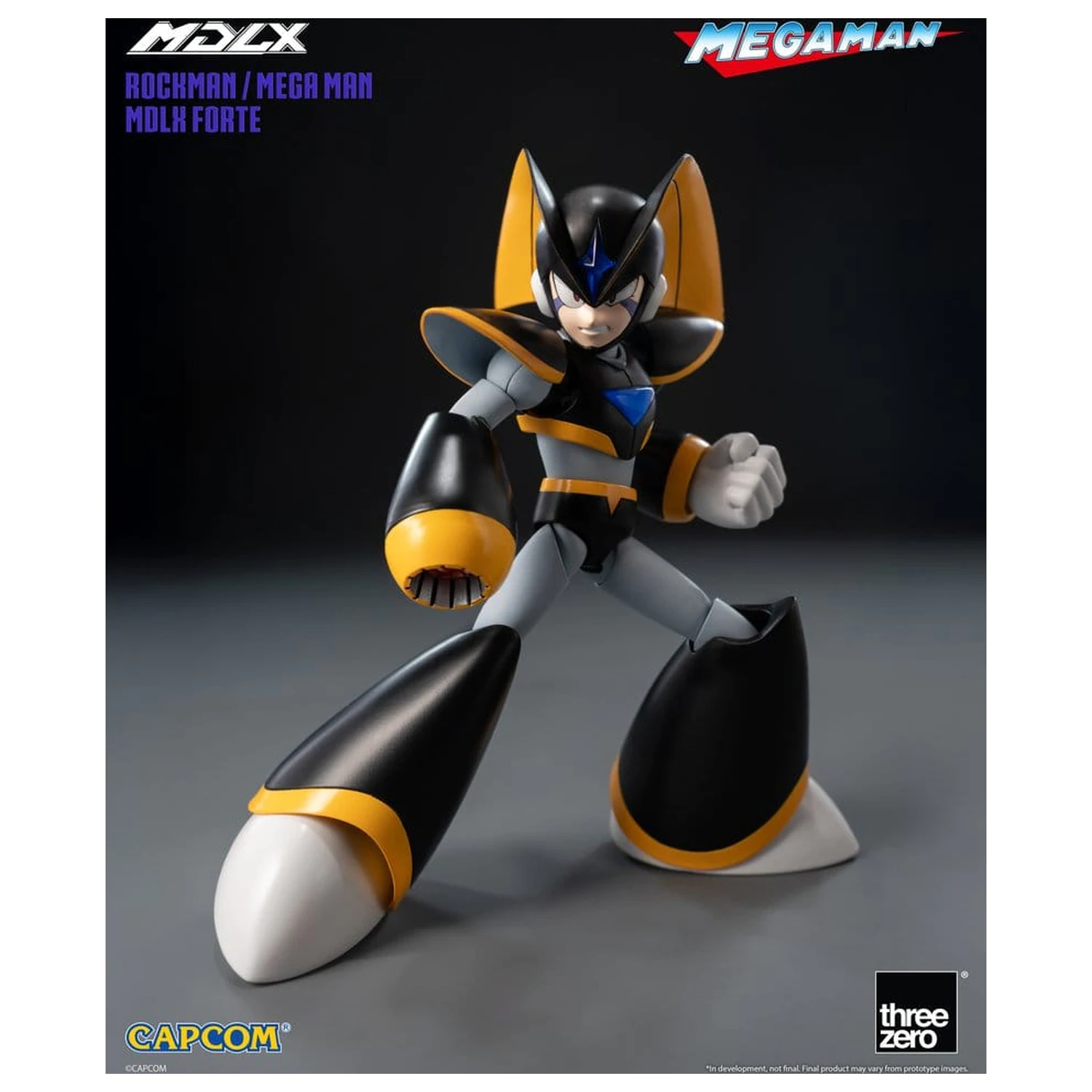 Mega Man MDLX akčná figúrka Rockman / Mega Man Forte 10 cm produktová fotografia