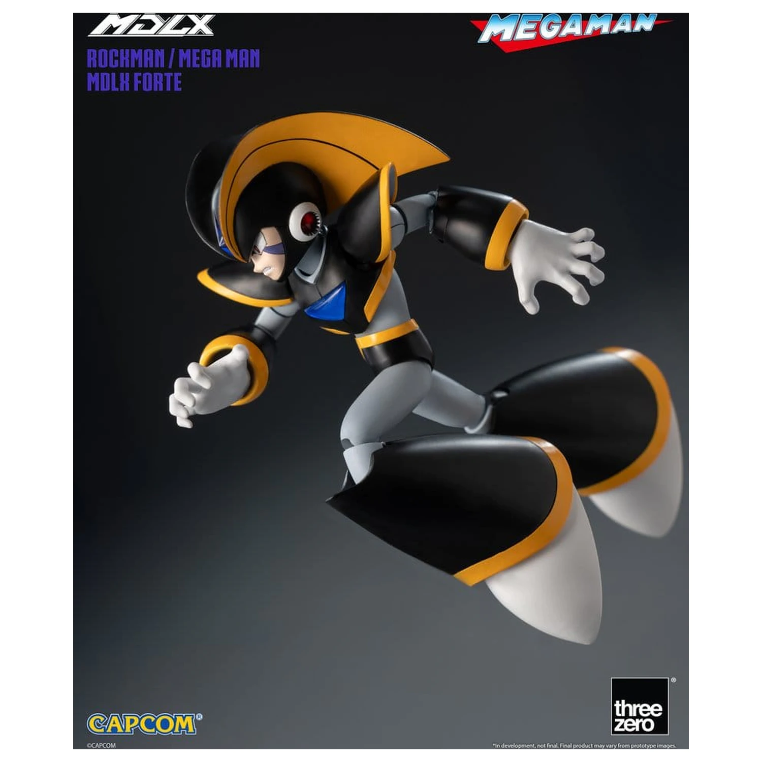Mega Man MDLX akčná figúrka Rockman / Mega Man Forte 10 cm produktová fotografia