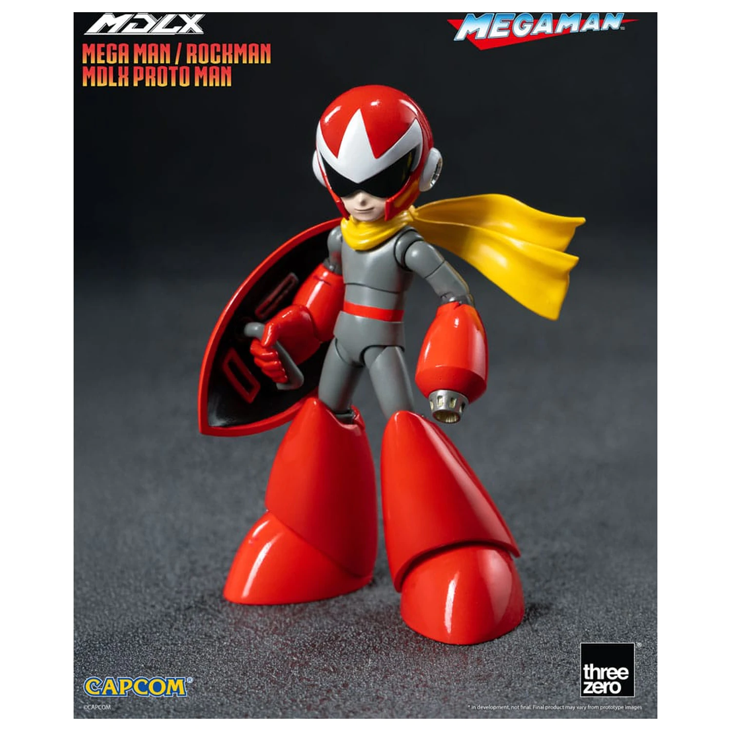 Mega Man MDLX akčná figúrka Rockman / Mega Man Proto Man 10 cm produktová fotografia