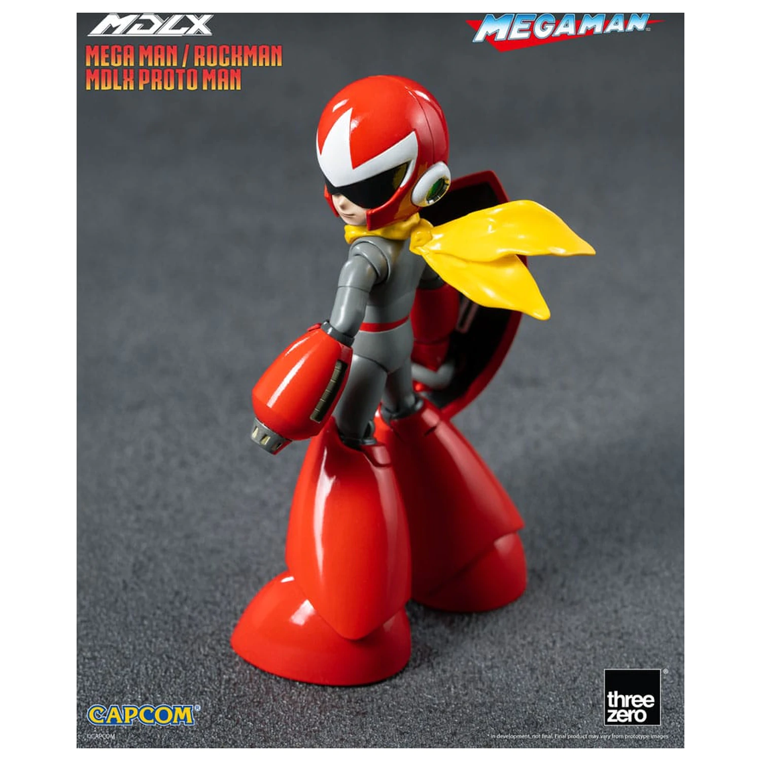Mega Man MDLX akčná figúrka Rockman / Mega Man Proto Man 10 cm produktová fotografia
