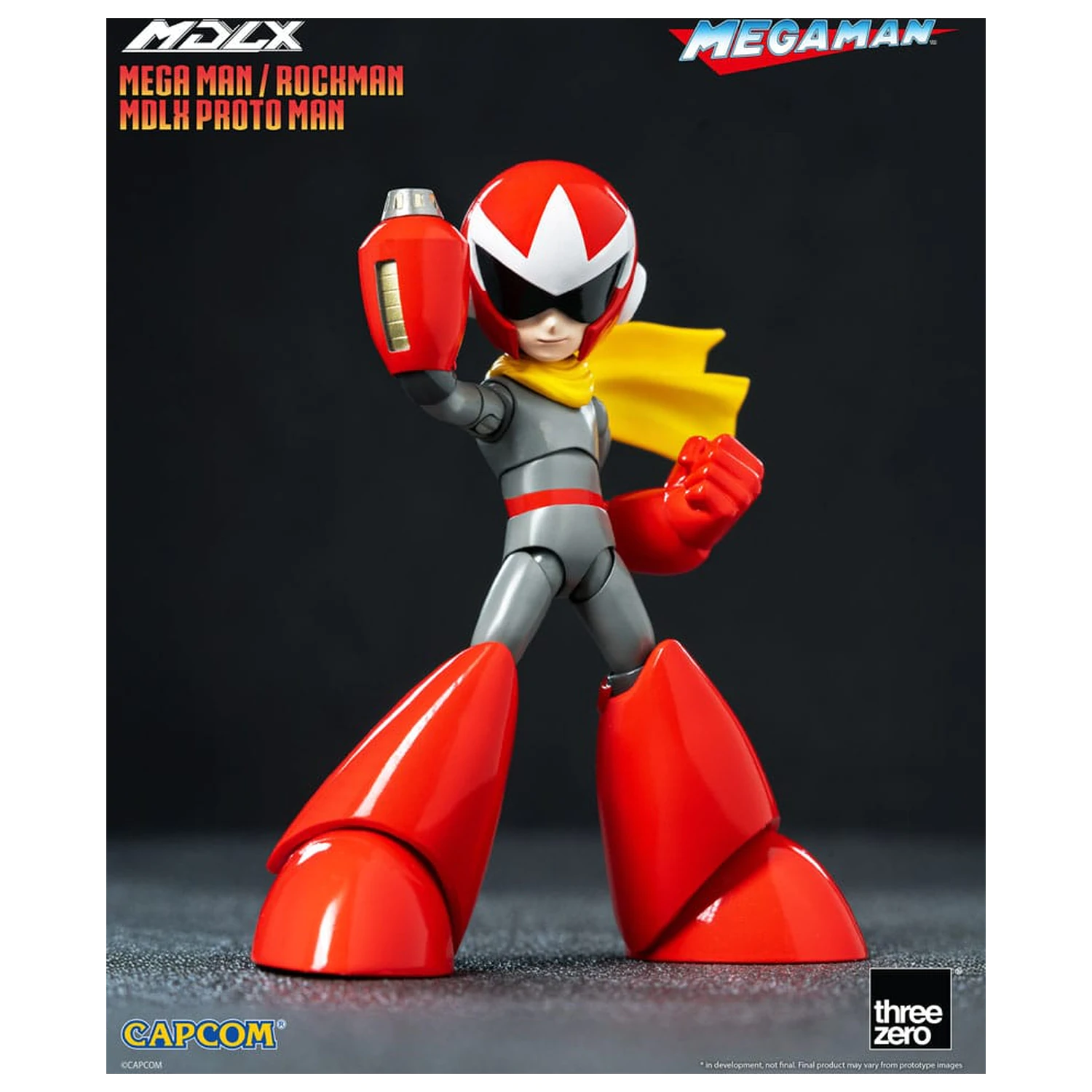 Mega Man MDLX akčná figúrka Rockman / Mega Man Proto Man 10 cm produktová fotografia