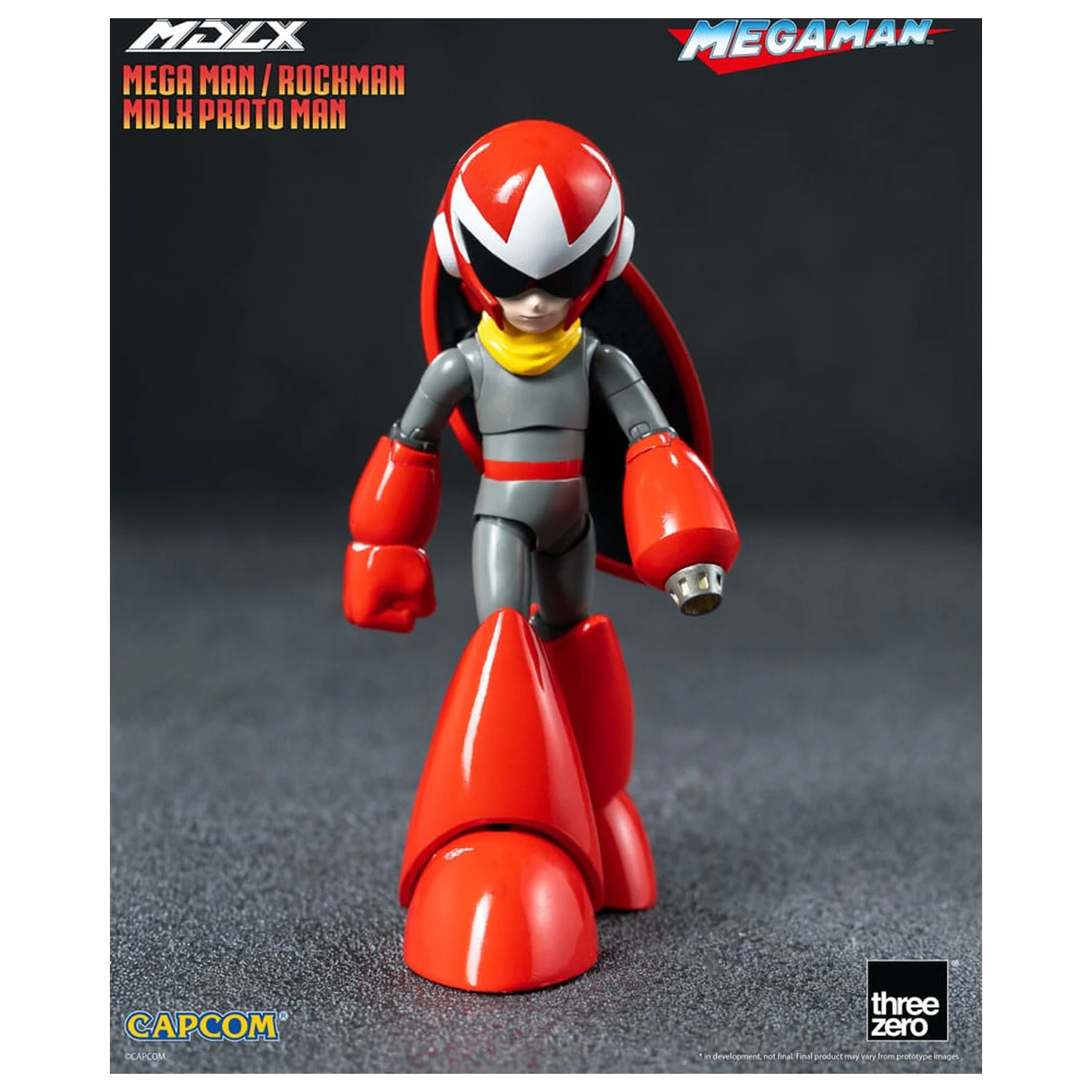 Mega Man MDLX akčná figúrka Rockman / Mega Man Proto Man 10 cm produktová fotografia