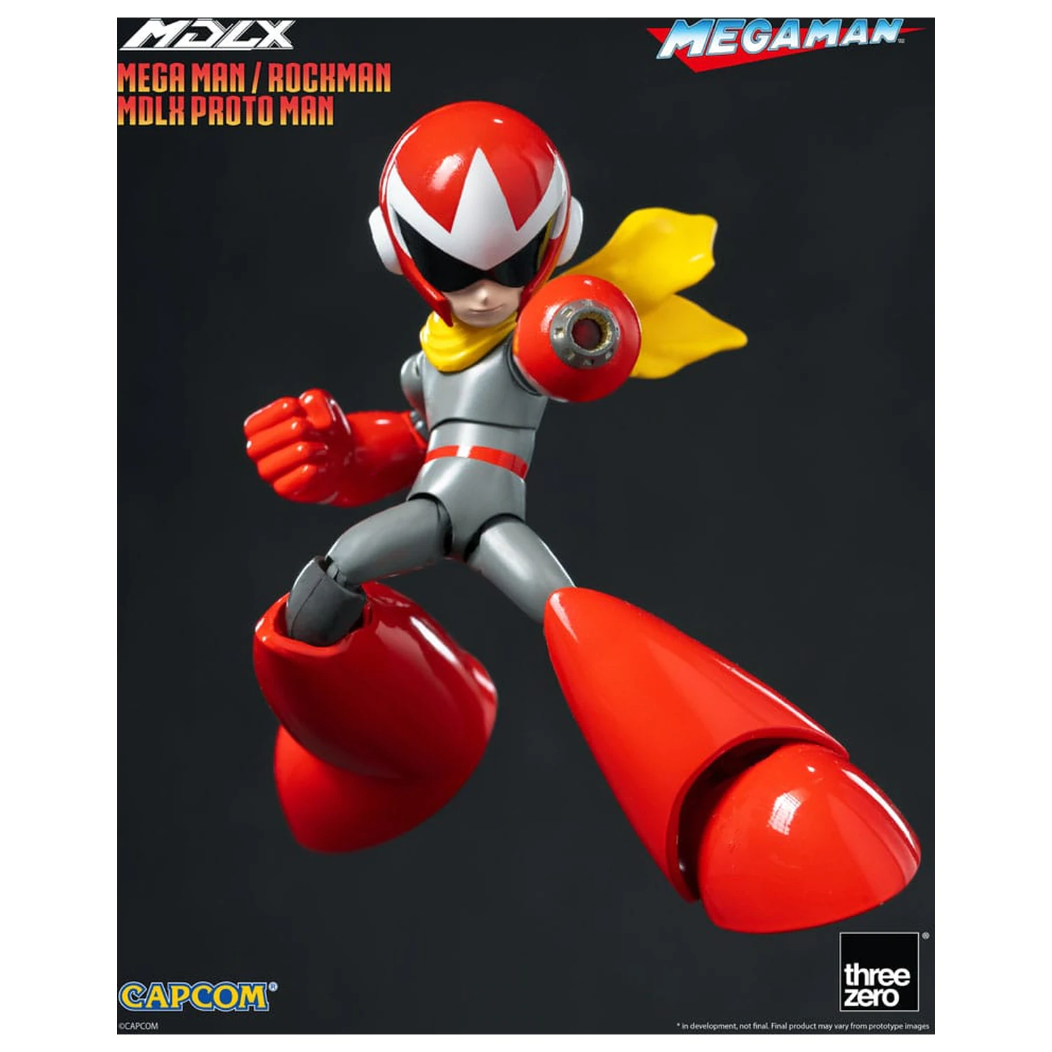Mega Man MDLX akčná figúrka Rockman / Mega Man Proto Man 10 cm produktová fotografia