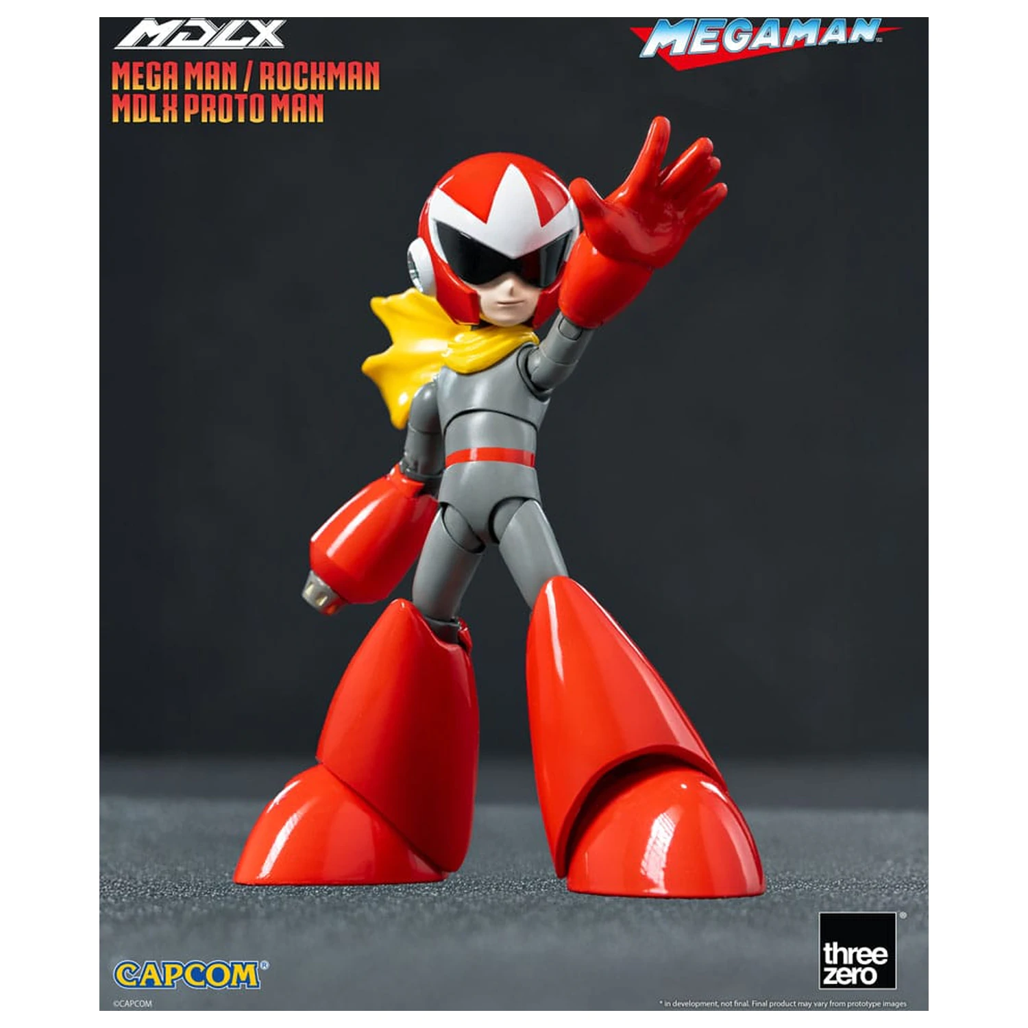 Mega Man MDLX akčná figúrka Rockman / Mega Man Proto Man 10 cm produktová fotografia