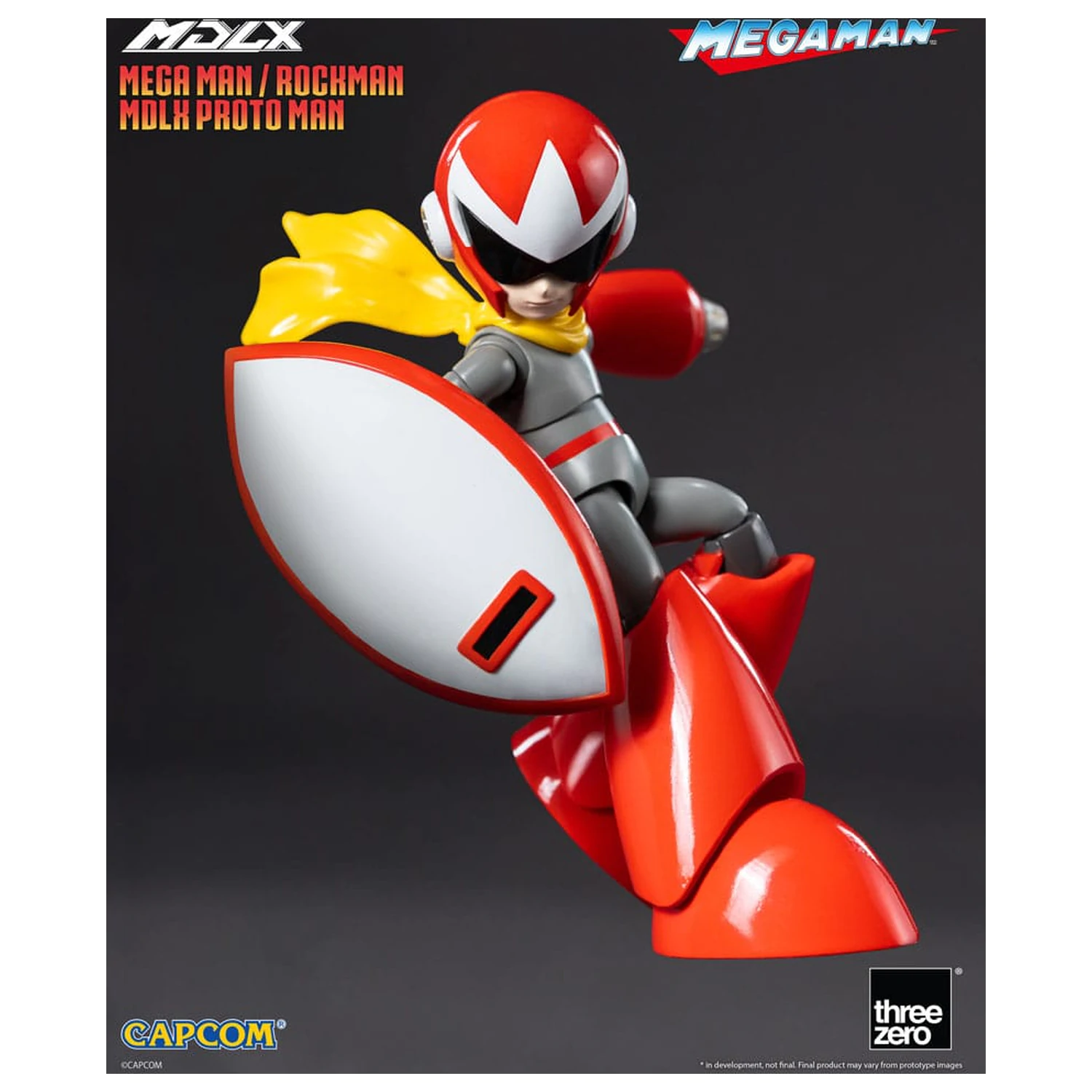 Mega Man MDLX akčná figúrka Rockman / Mega Man Proto Man 10 cm produktová fotografia