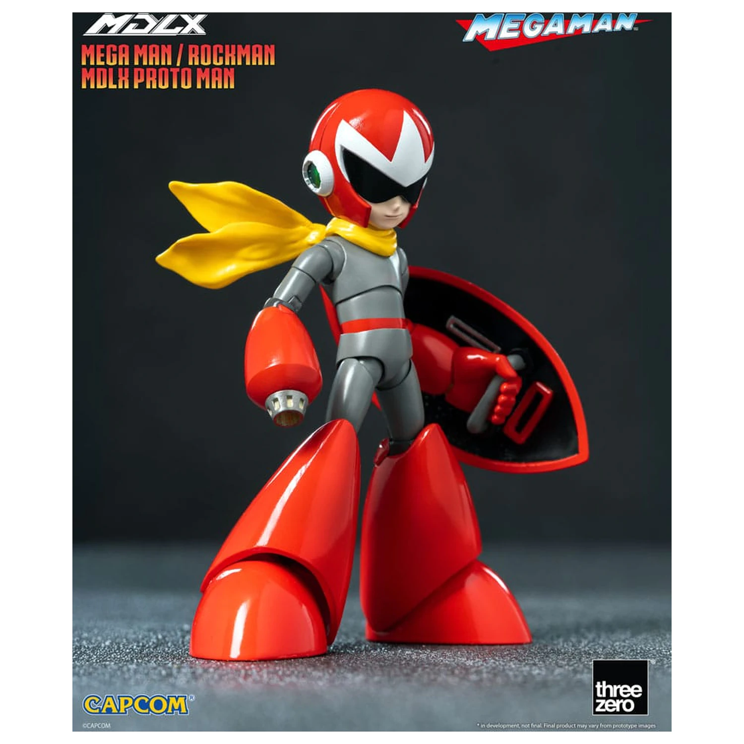 Mega Man MDLX akčná figúrka Rockman / Mega Man Proto Man 10 cm produktová fotografia