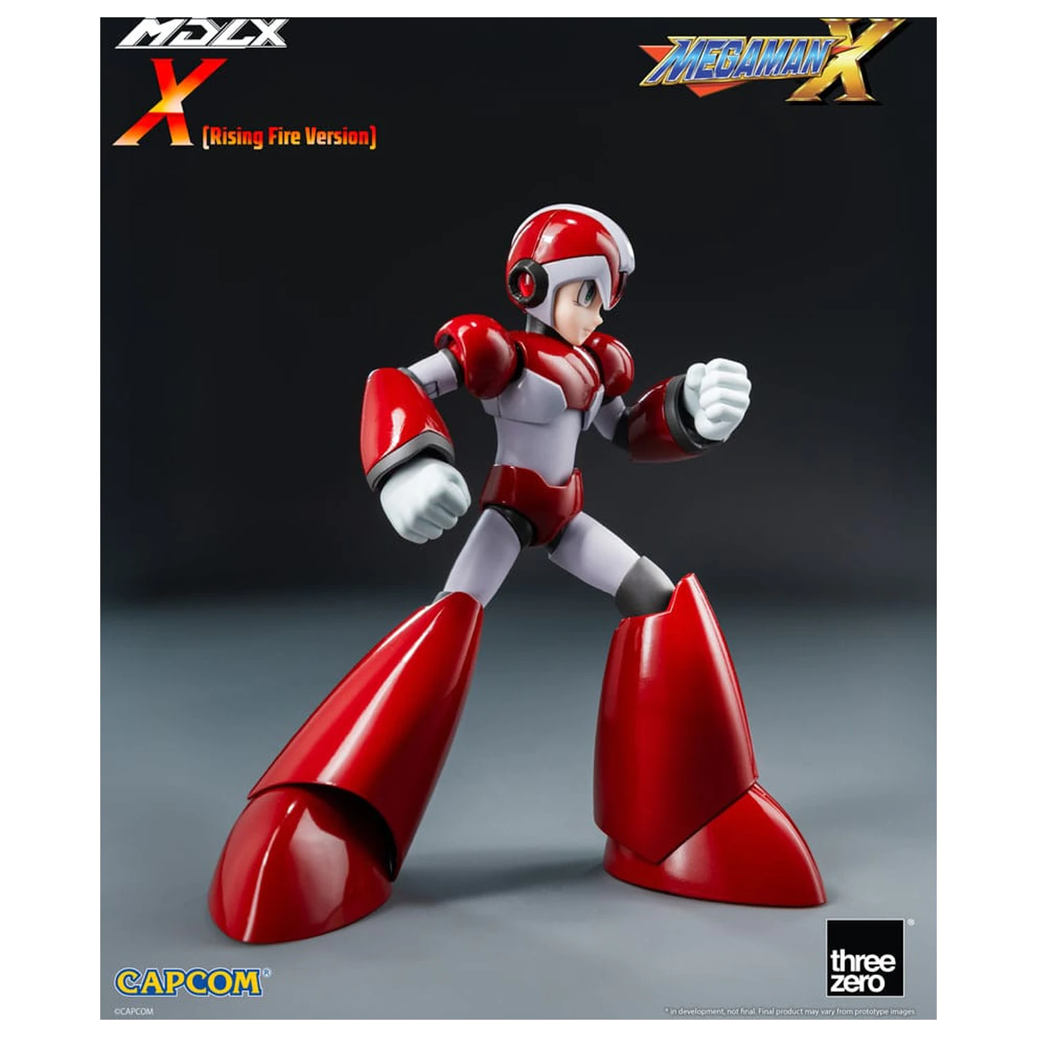 Mega Man MDLX akčná figúrka Rockman X / Mega Man X (Rising Fire Version) 12 cm produktová fotografia