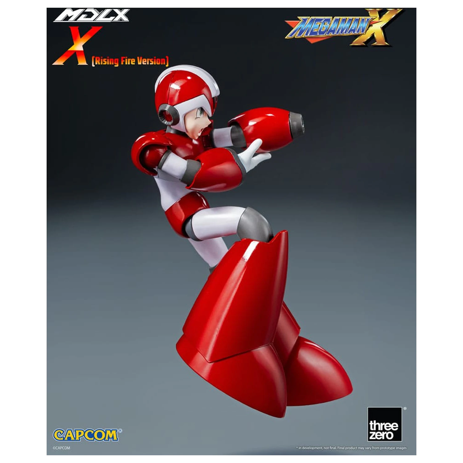 Mega Man MDLX akčná figúrka Rockman X / Mega Man X (Rising Fire Version) 12 cm produktová fotografia