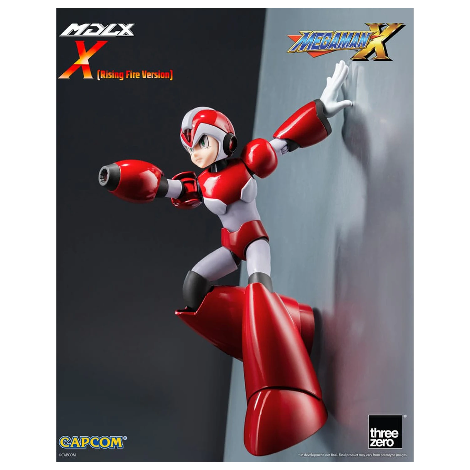 Mega Man MDLX akčná figúrka Rockman X / Mega Man X (Rising Fire Version) 12 cm produktová fotografia