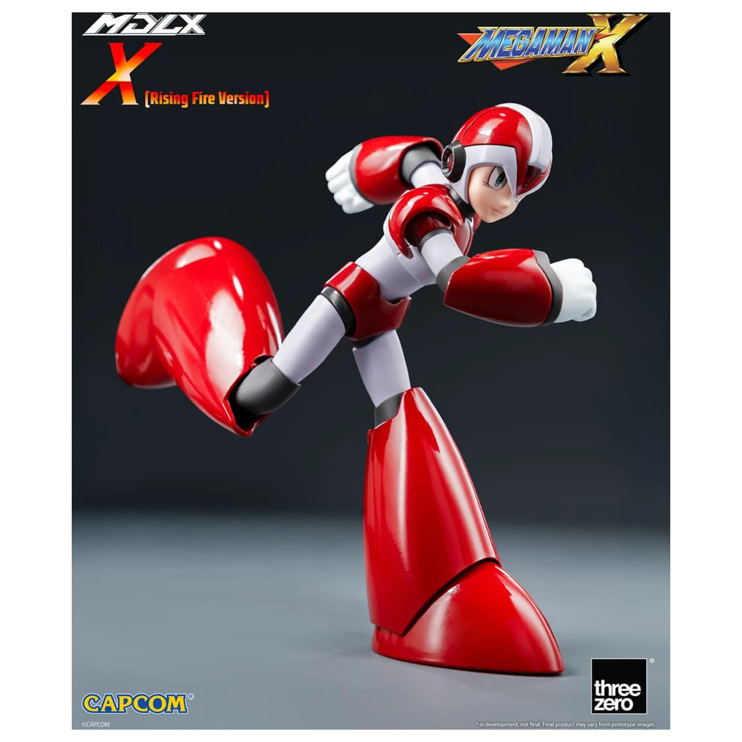 Mega Man MDLX akčná figúrka Rockman X / Mega Man X (Rising Fire Version) 12 cm produktová fotografia