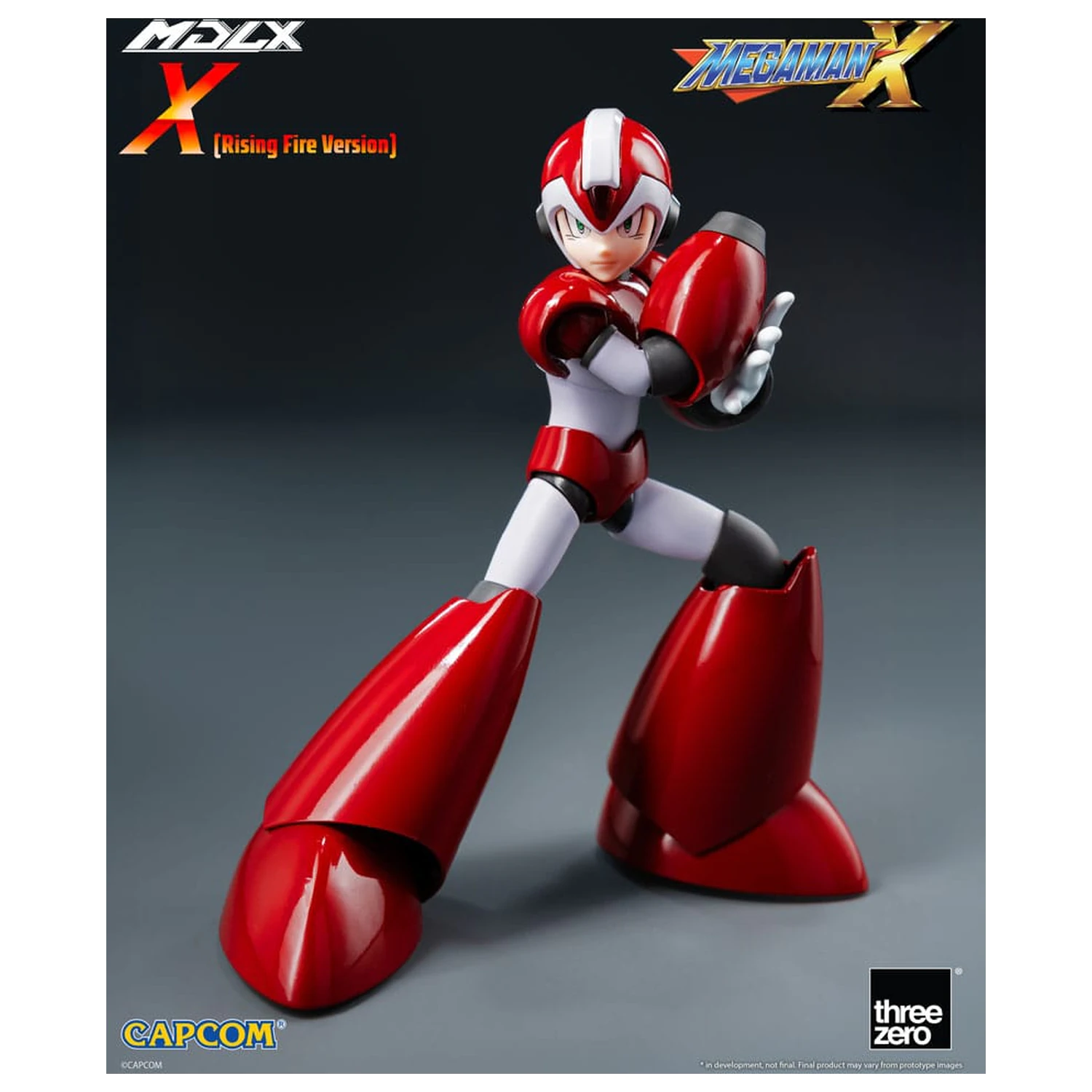 Mega Man MDLX akčná figúrka Rockman X / Mega Man X (Rising Fire Version) 12 cm produktová fotografia
