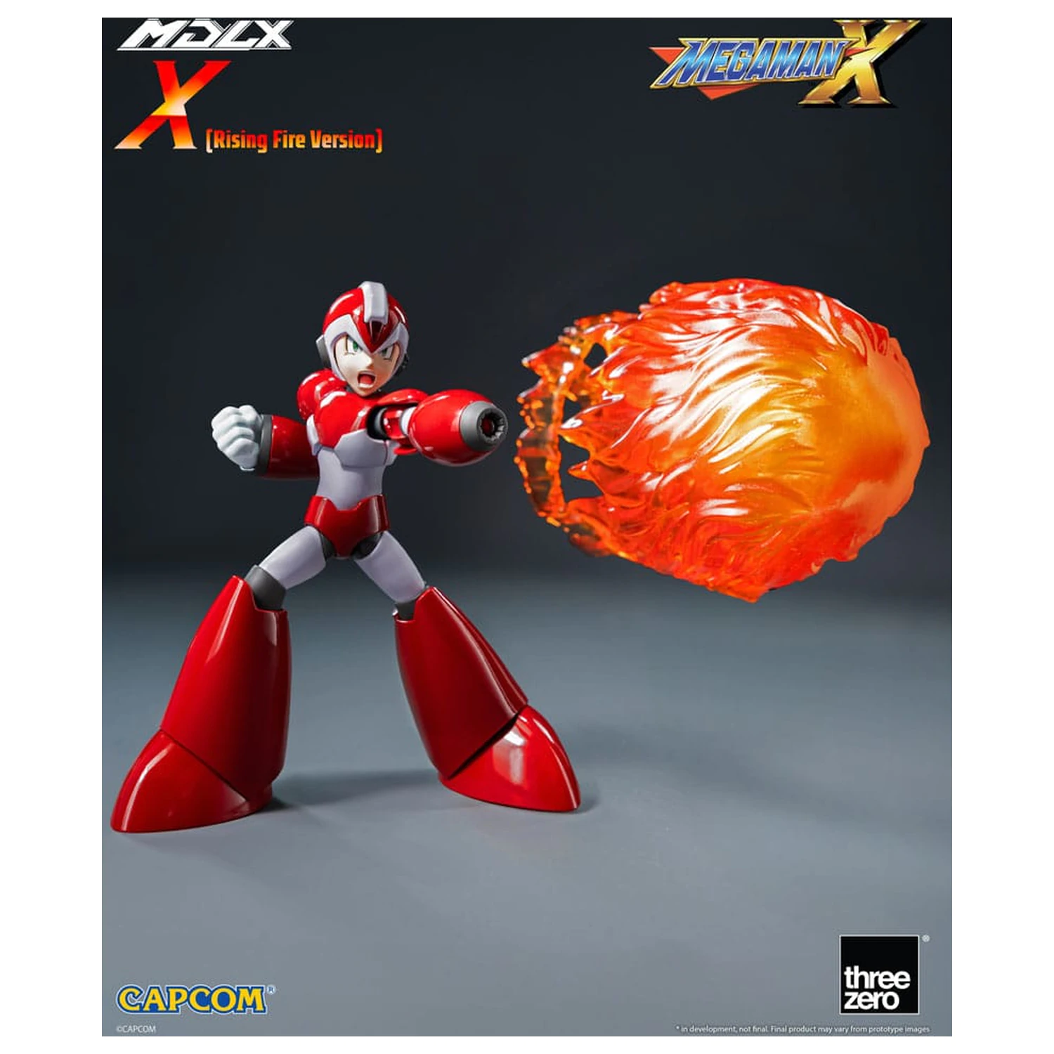Mega Man MDLX akčná figúrka Rockman X / Mega Man X (Rising Fire Version) 12 cm produktová fotografia
