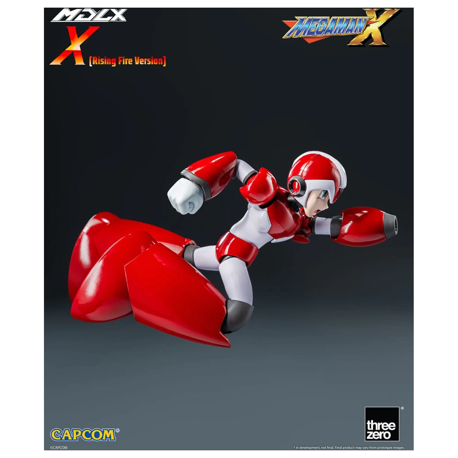 Mega Man MDLX akčná figúrka Rockman X / Mega Man X (Rising Fire Version) 12 cm produktová fotografia