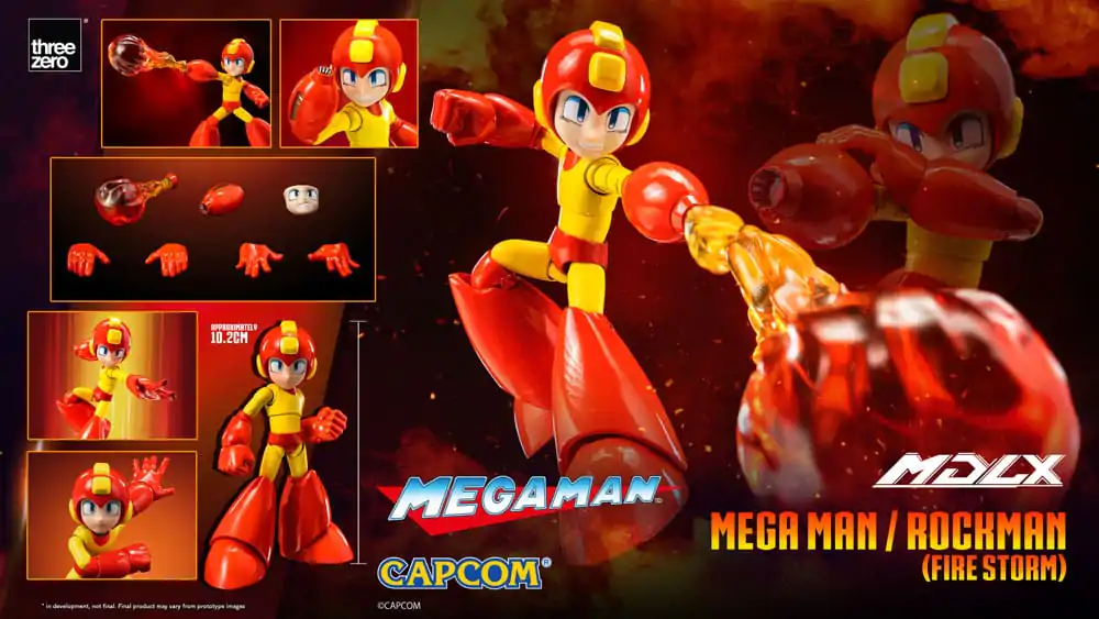 Mega Man MDLX akčná figúrka Mega Man / Rockman (Fire Storm) 10 cm termékfotó