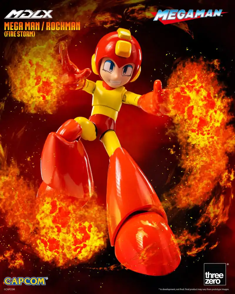 Mega Man MDLX akčná figúrka Mega Man / Rockman (Fire Storm) 10 cm termékfotó