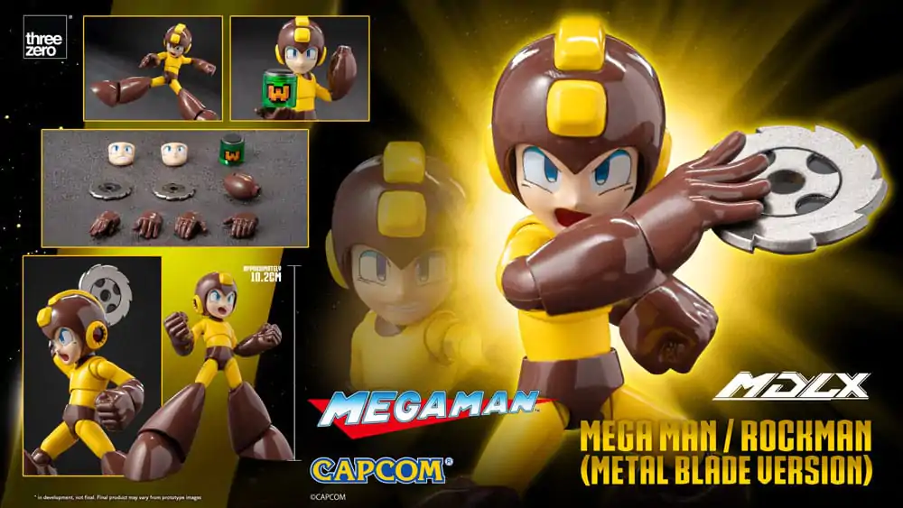 Mega Man MDLX Akčná figúrka Mega Man / Rockman (Metal Blade Version) 10 cm produktová fotografia