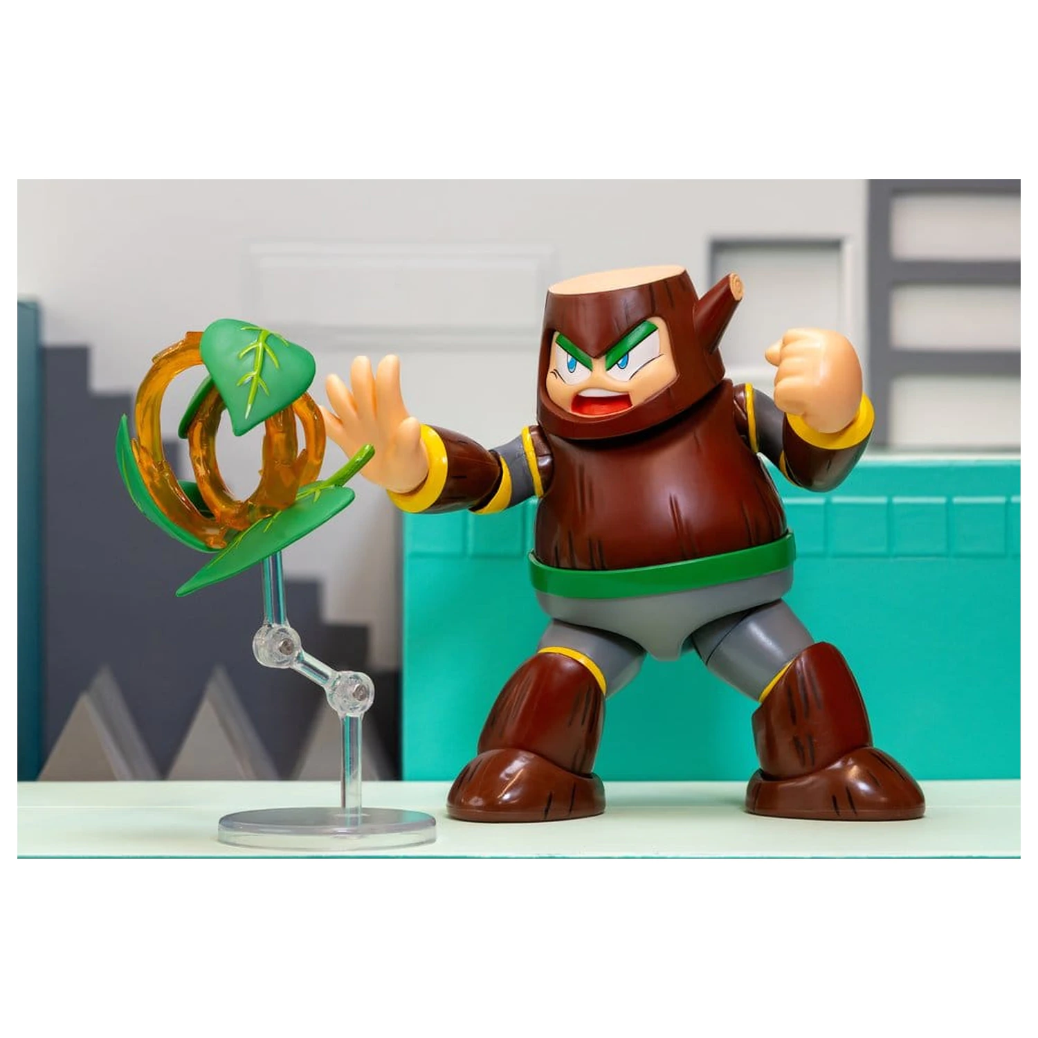 Mega Man Akčná figúrka Wood Man 11 cm produktová fotografia