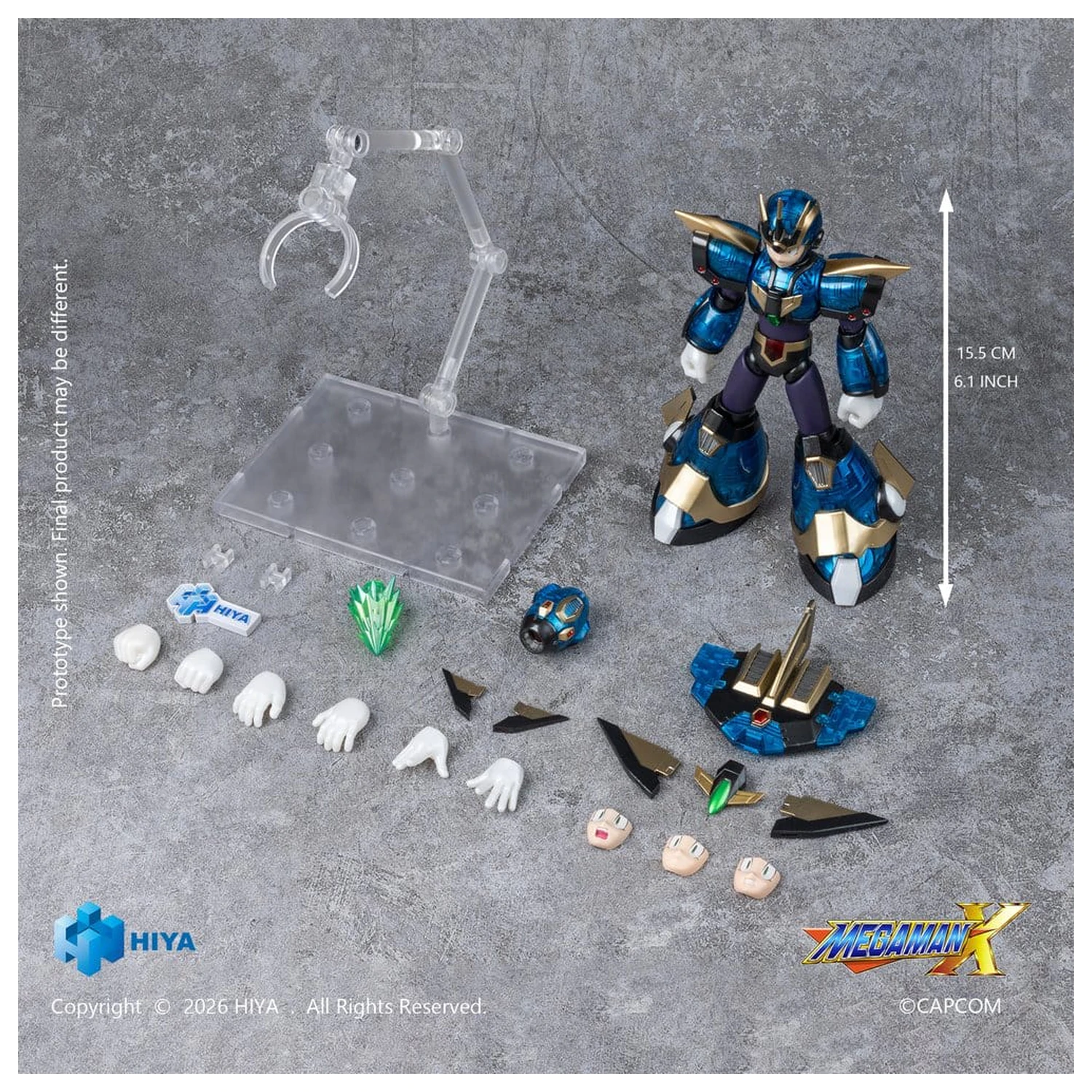 Mega Man X Exquisite Basic Akčná figúrka X Ultimate Armor Version 16 cm produktová fotografia