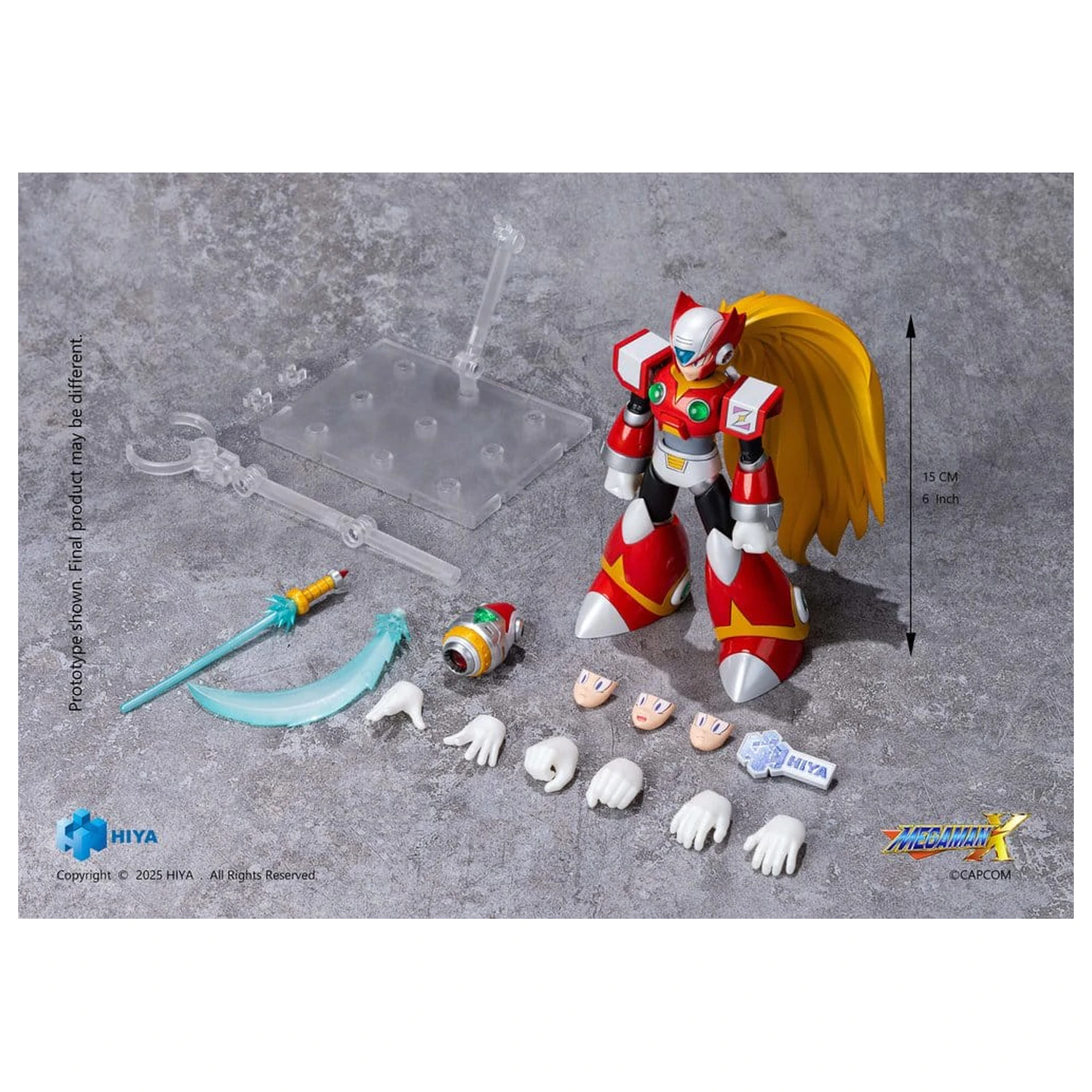 Mega Man X Exquisite Basic Action Figure Zero 15 cm produktová fotografia