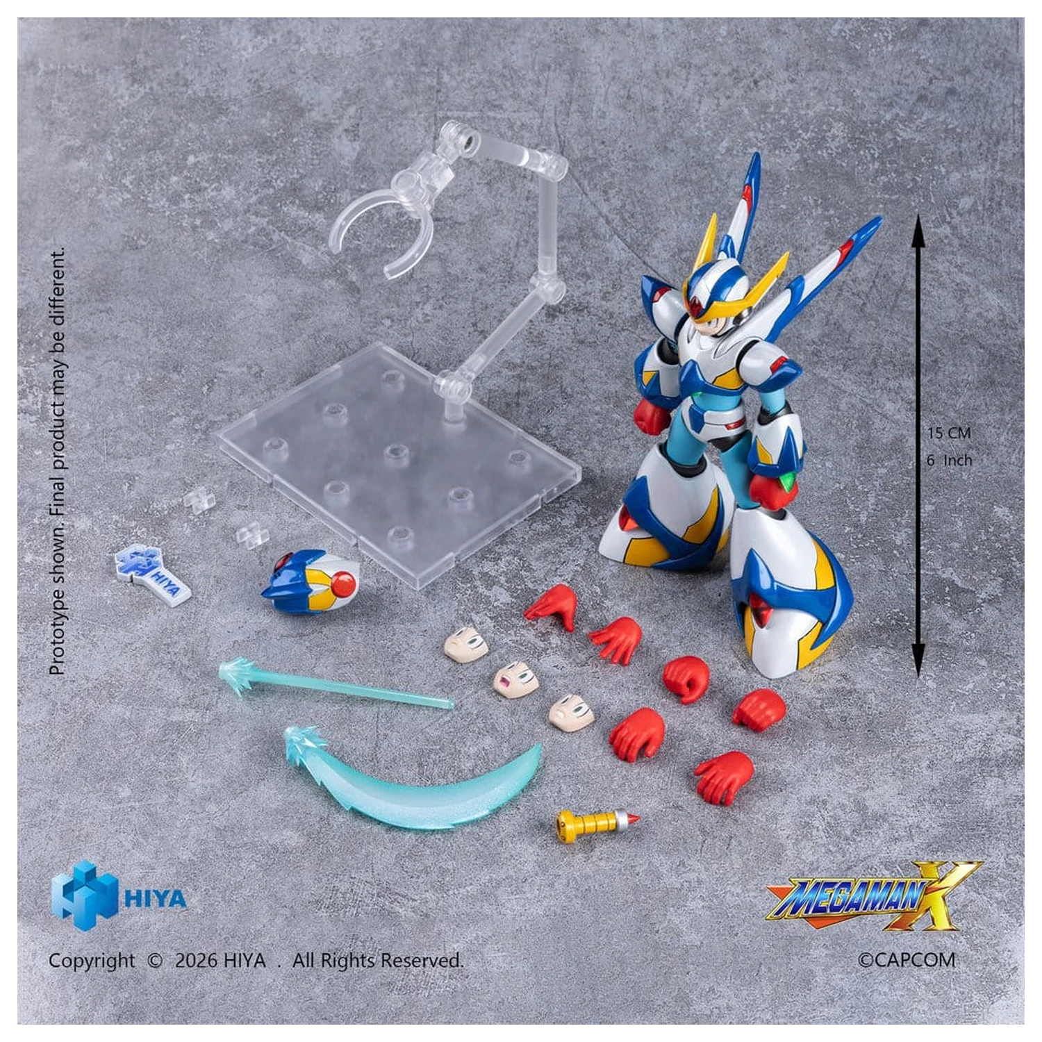 Mega Man X Exquisite Basic Series Akčná figúrka X Falcon Armor Verzia 15 cm produktová fotografia
