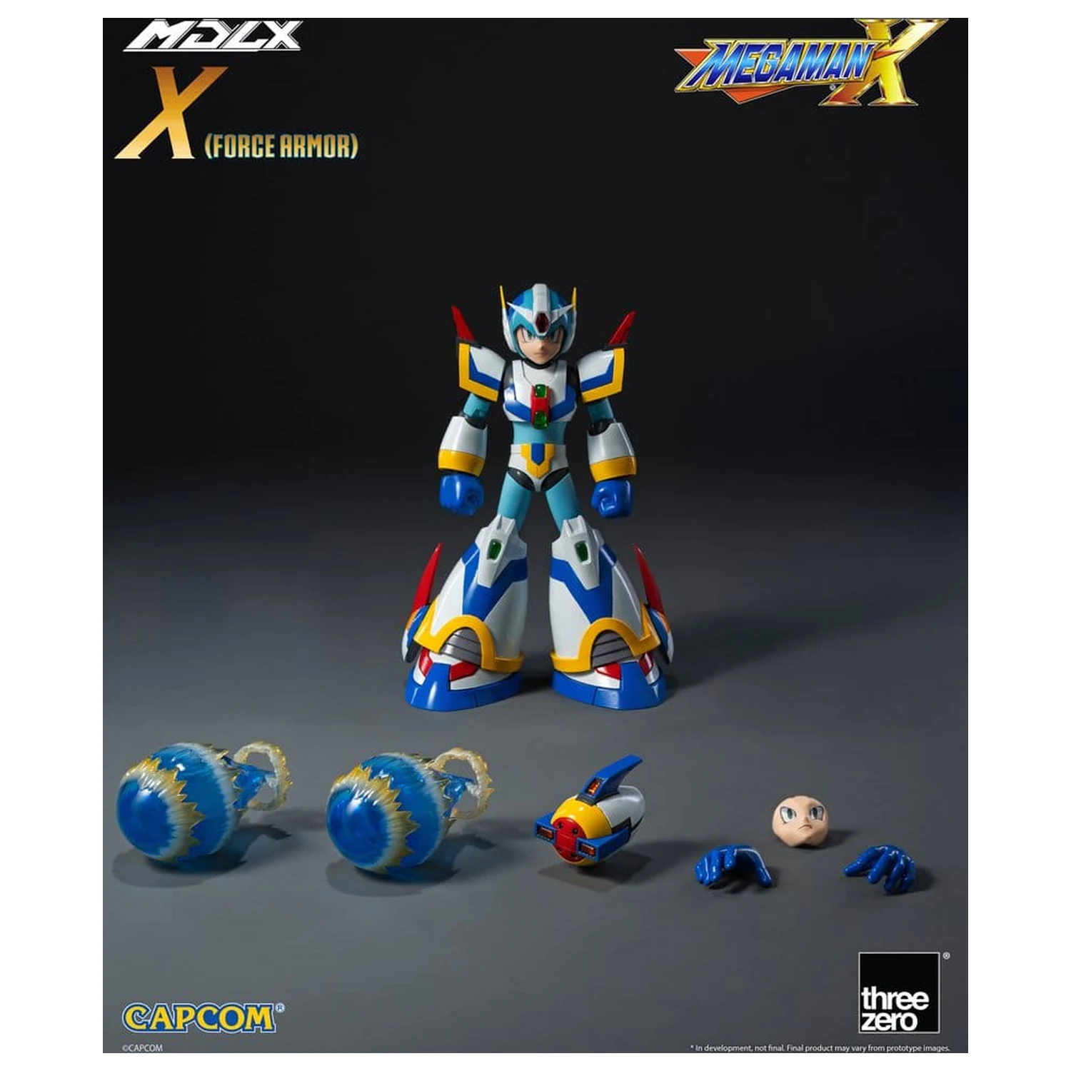 Mega Man X MDLX akčná figúrka Rockman / Mega Man Force Armor 12 cm produktová fotografia
