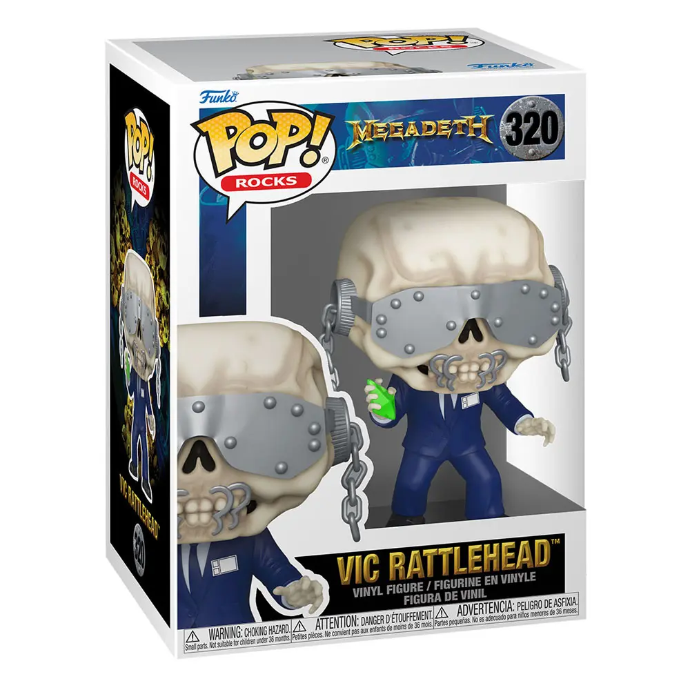 POP! Rocks Vinilová figúrka Vic Rattlehead 9 cm termékfotó