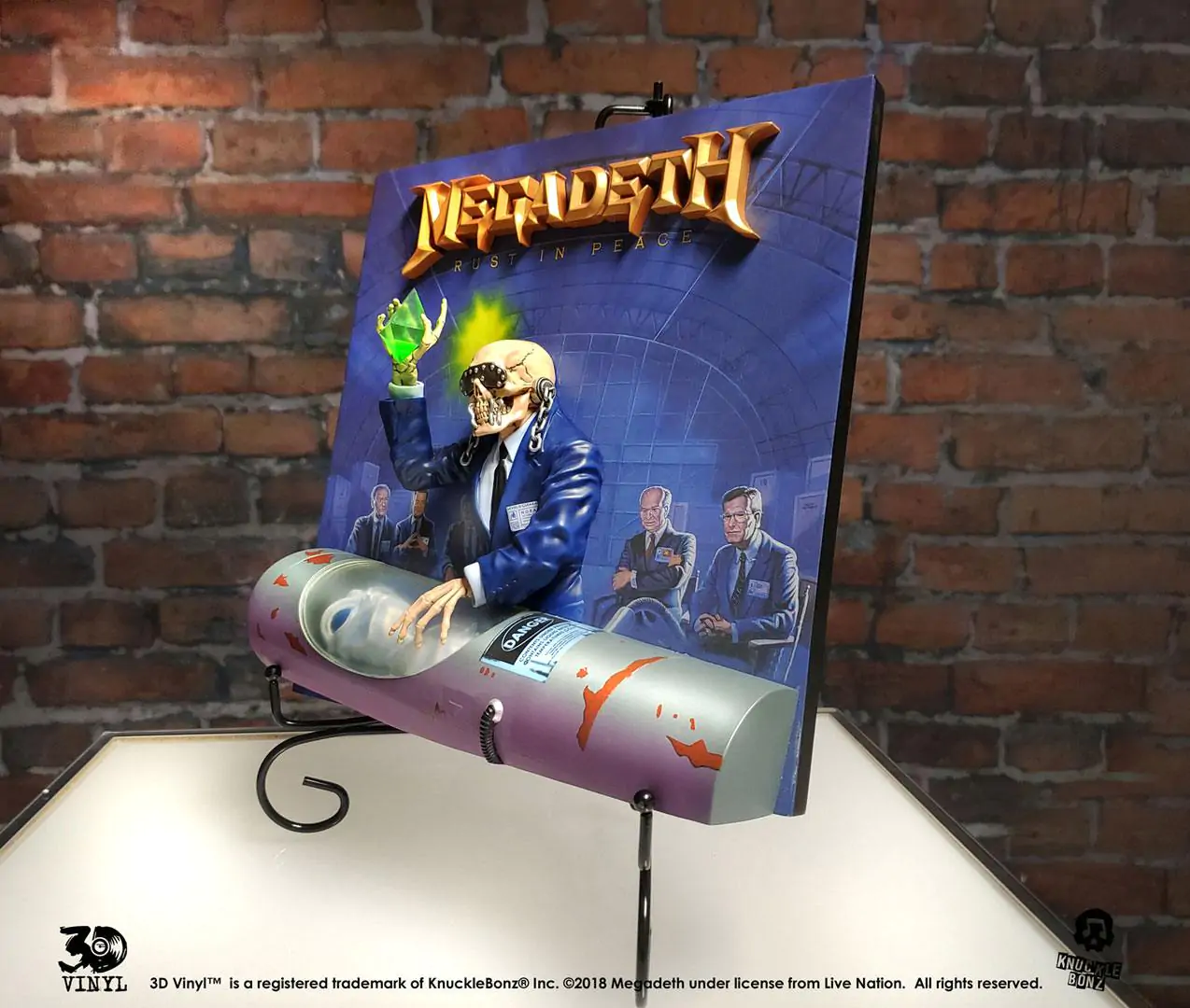 Megadeth 3D vinylová socha Rust In Peace 30 cm produktová fotografia